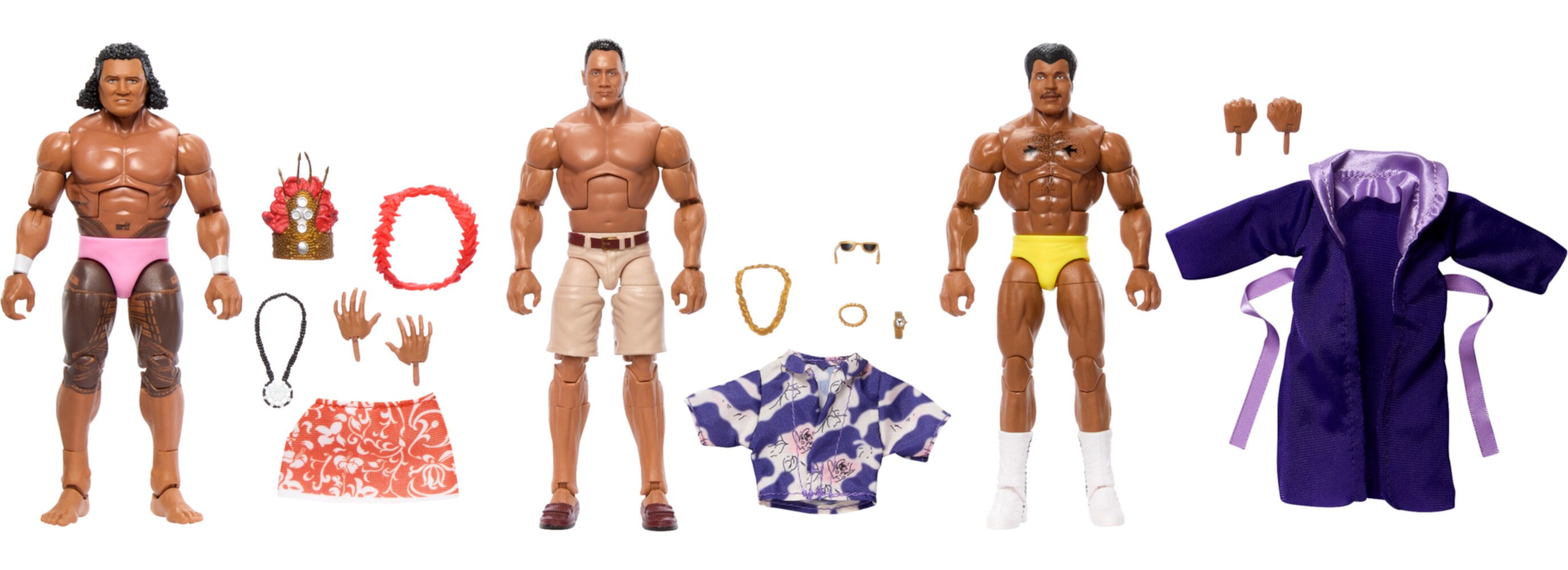 WWE Elite Action Figure The Rock WWE Generations: Maivia Legacy 3-Pack WWE