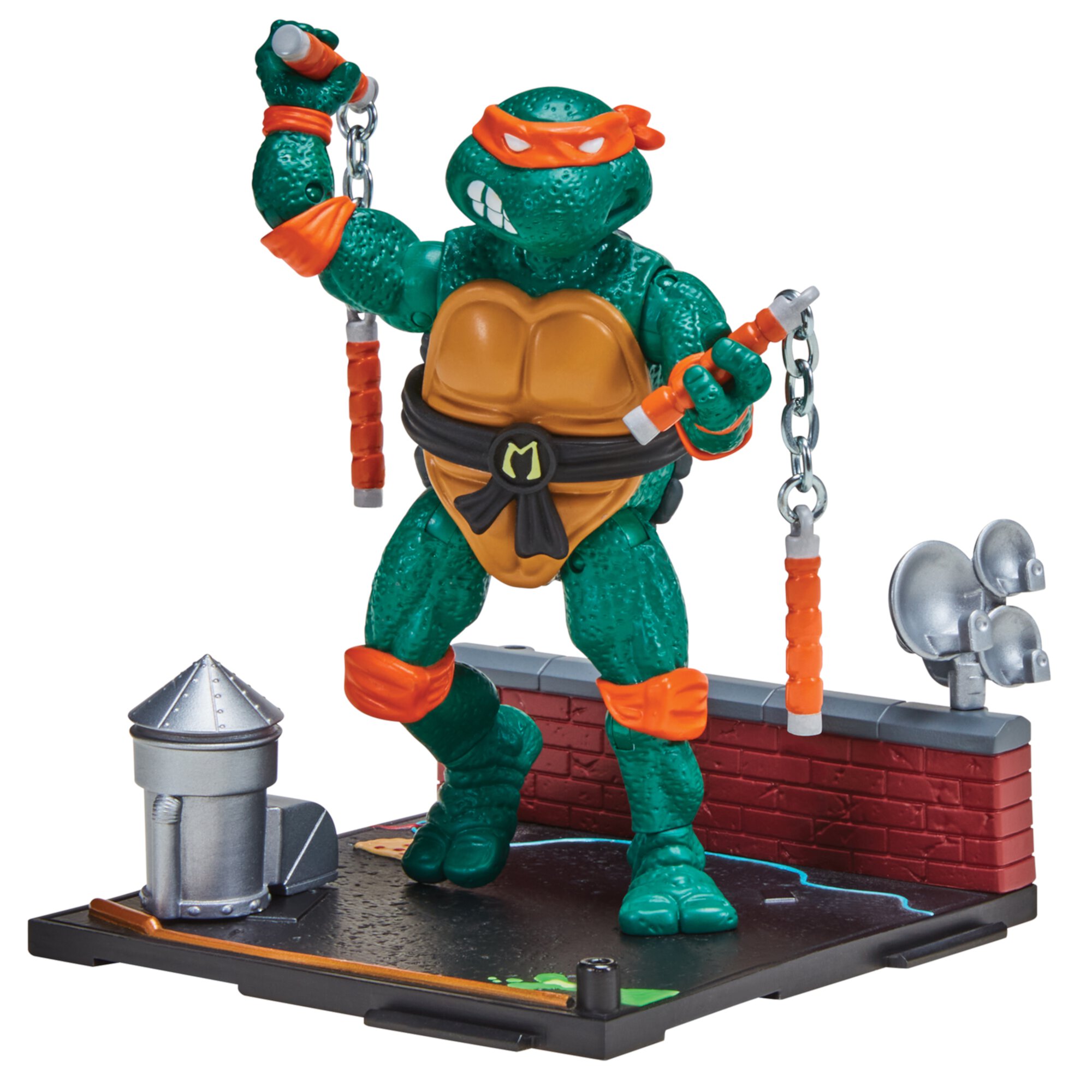 Teenage Mutant Ninja Turtles: 4” Remastered Michelangelo Action Figure by Playmates Toys Teenage Mutant Ninja Turtles