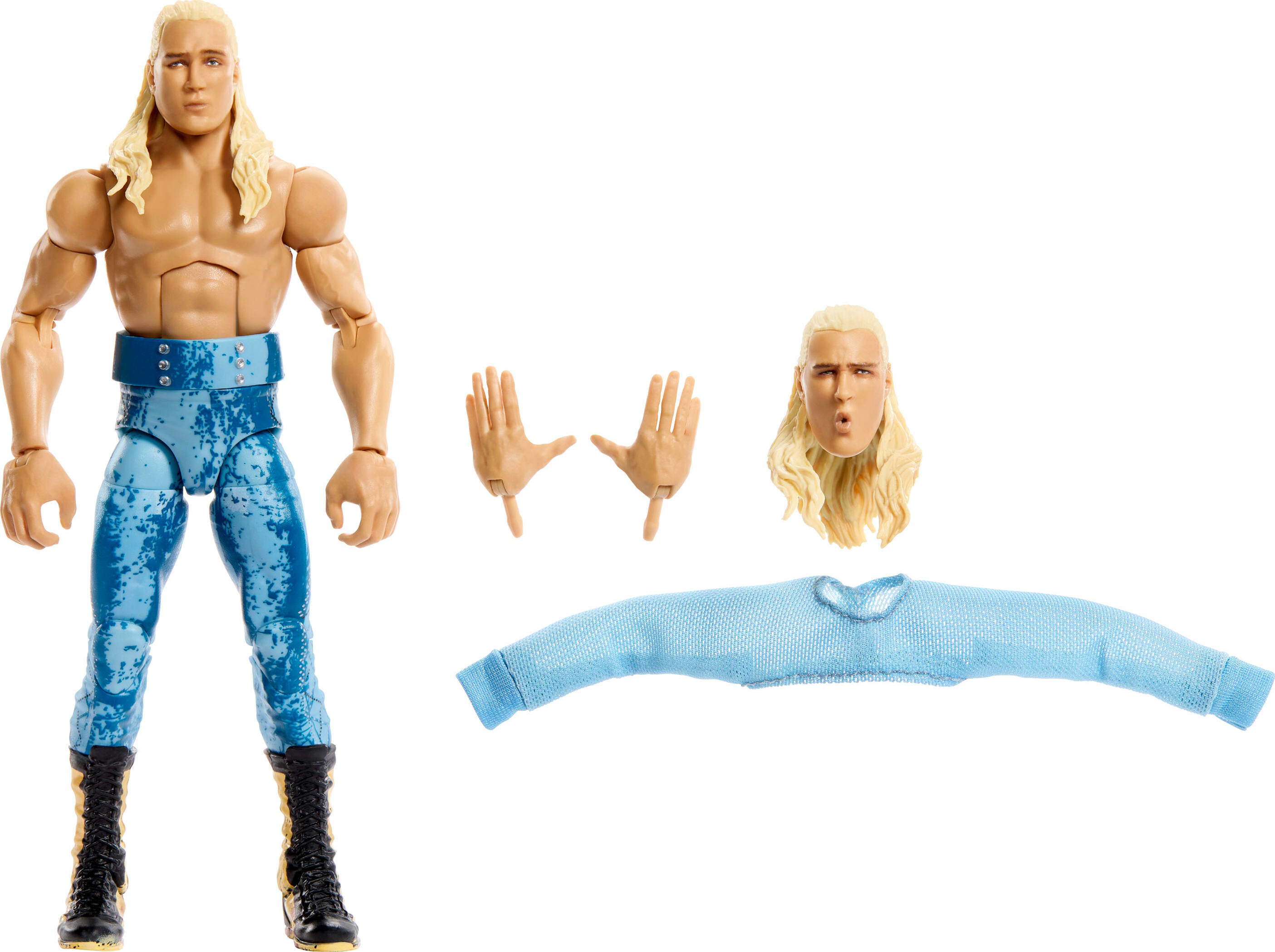 WWE Elite Elton Prince Action Figure, 6-inch Collectible Superstar with Articulation & Accessories WWE