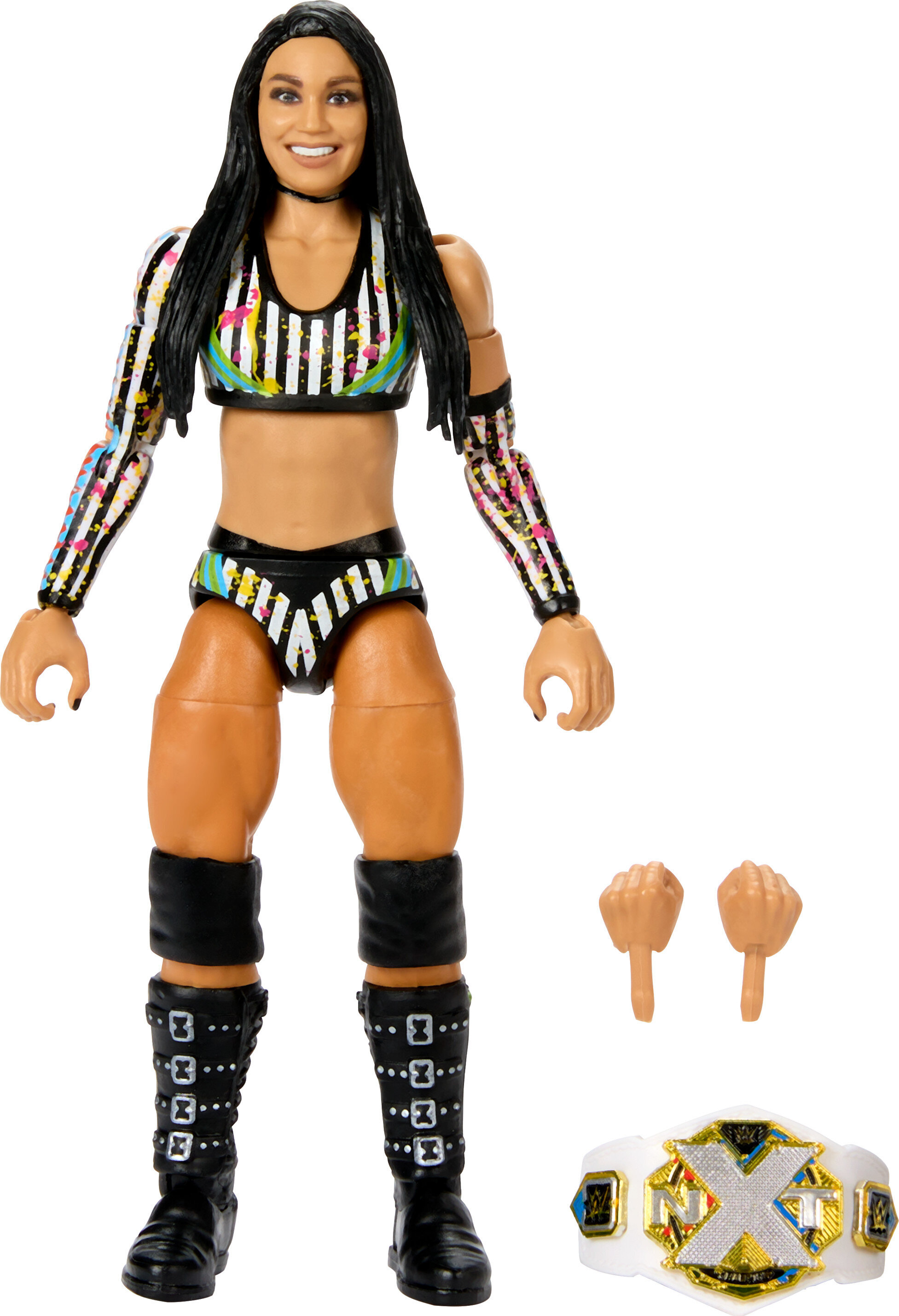 WWE Elite Roxanne Perez Action Figure, 6-inch Collectible Superstar with Articulation & Accessories WWE