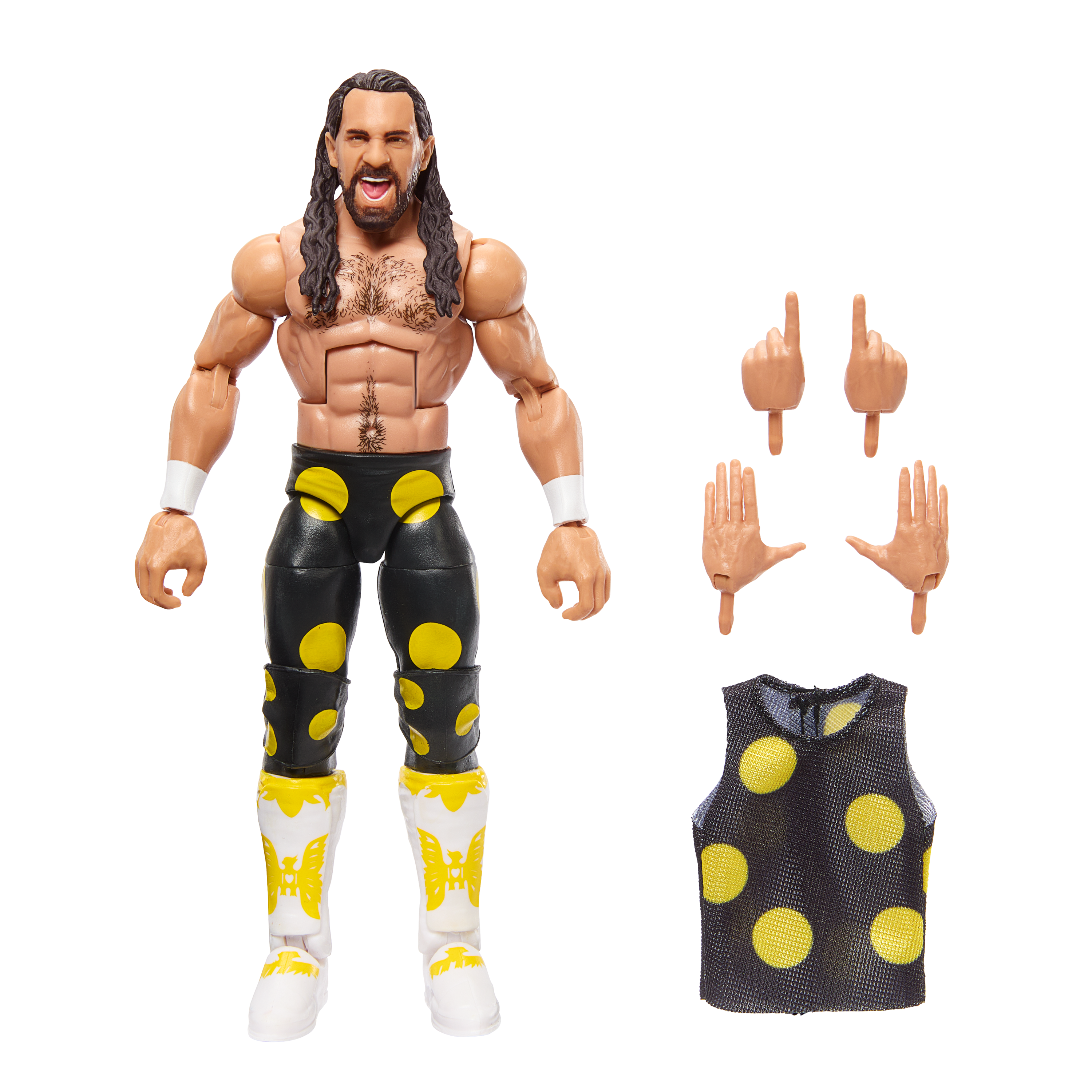 WWE Elite Top Picks Seth Rollins Action Figure & Accessories Set, 6-inch Collectible WWE