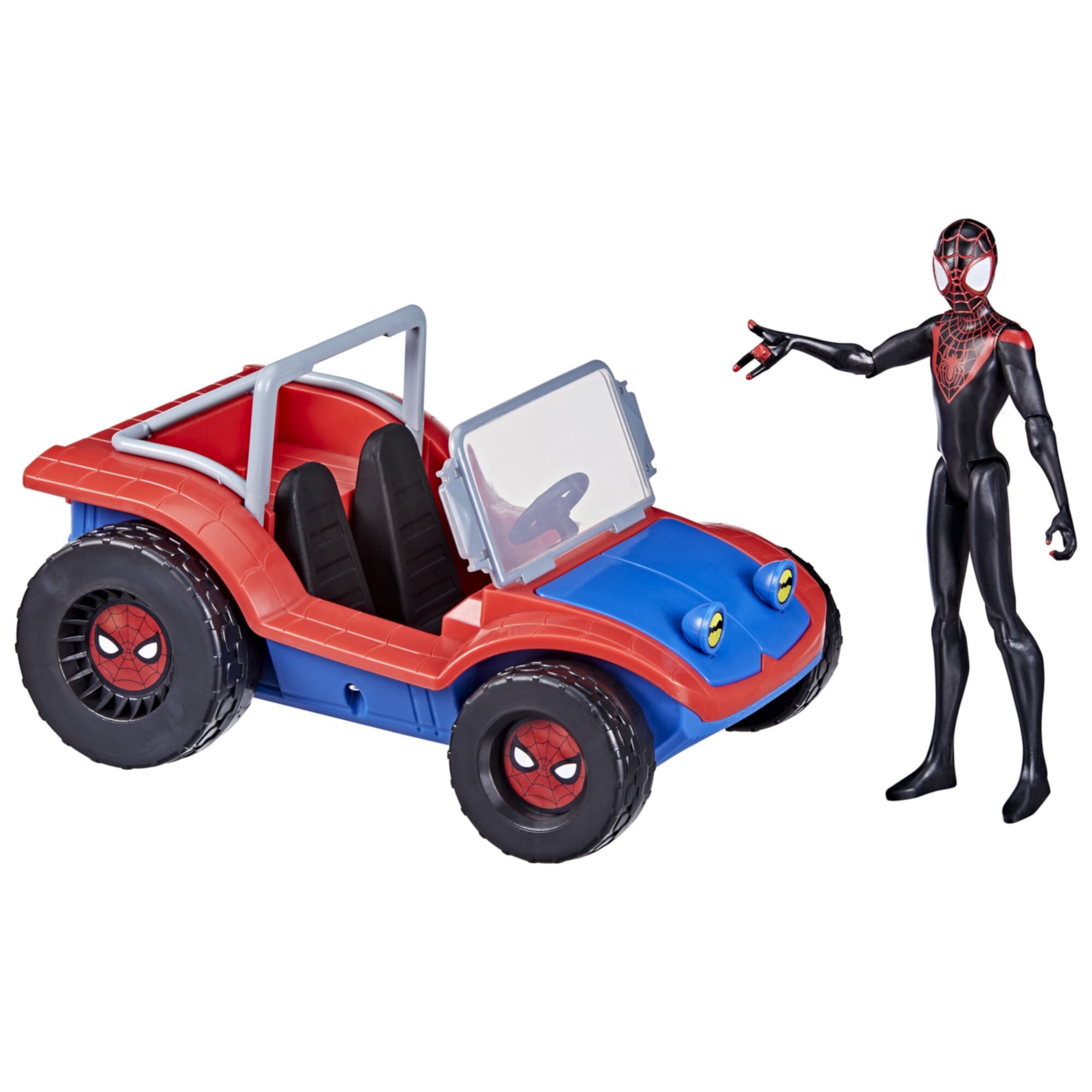 Spider-Man: Marvel Spider-Mobile Vehicle and Miles Morales Action Figure (6") Spider-Man