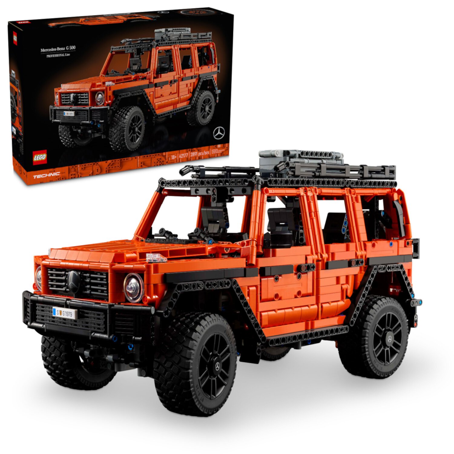 LEGO Technic Mercedes-Benz G 500 PROFESSIONAL Line Car Building Set, G-Class Model Car Gift for Adults Who Love Luxury 4X4s and Off-Road Vehicles, Mercedes-Benz Collectibles and Merchandise, 42177 Lego