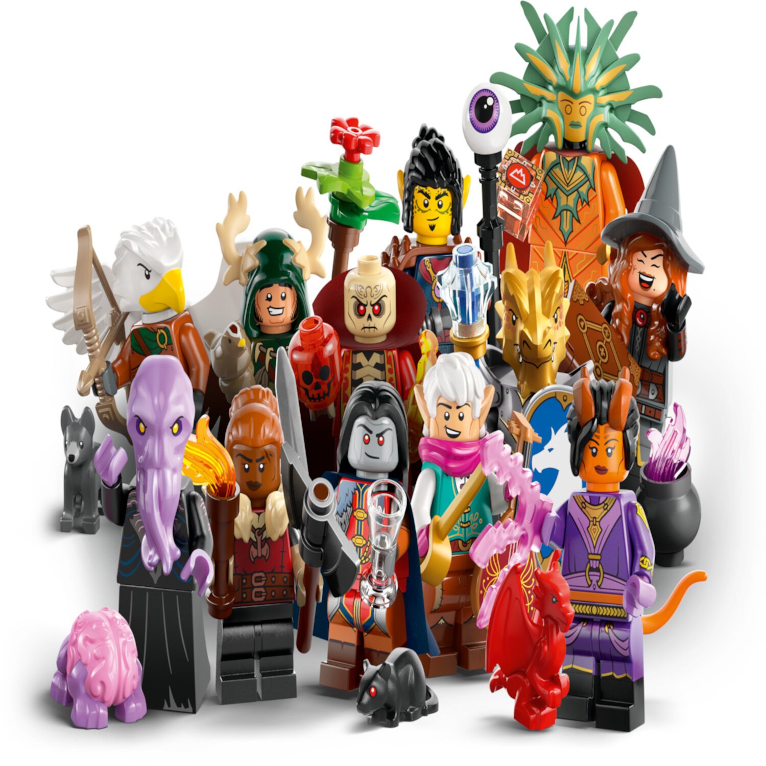 LEGO Minifigures Dungeons & Dragons Collectible Toy Pack, Party Favors for Kids, 71047 Lego