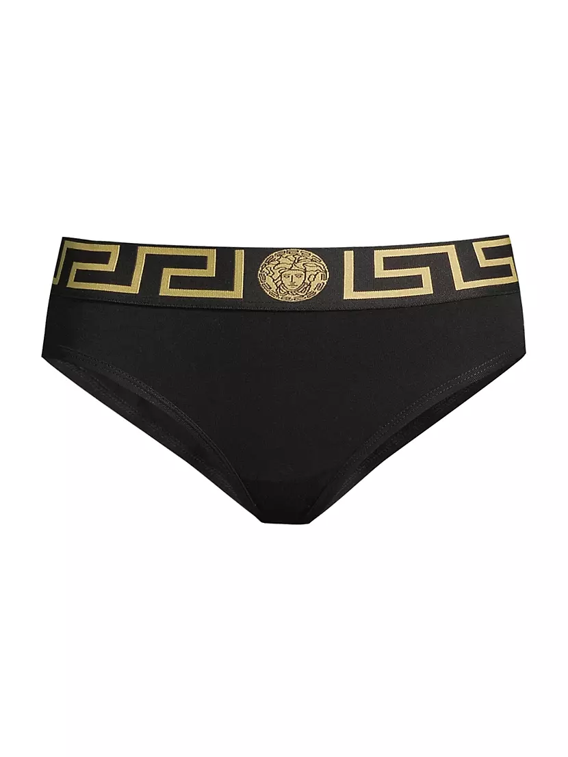 Женские Трусы Versace Greek Key Bikini-Cut Versace