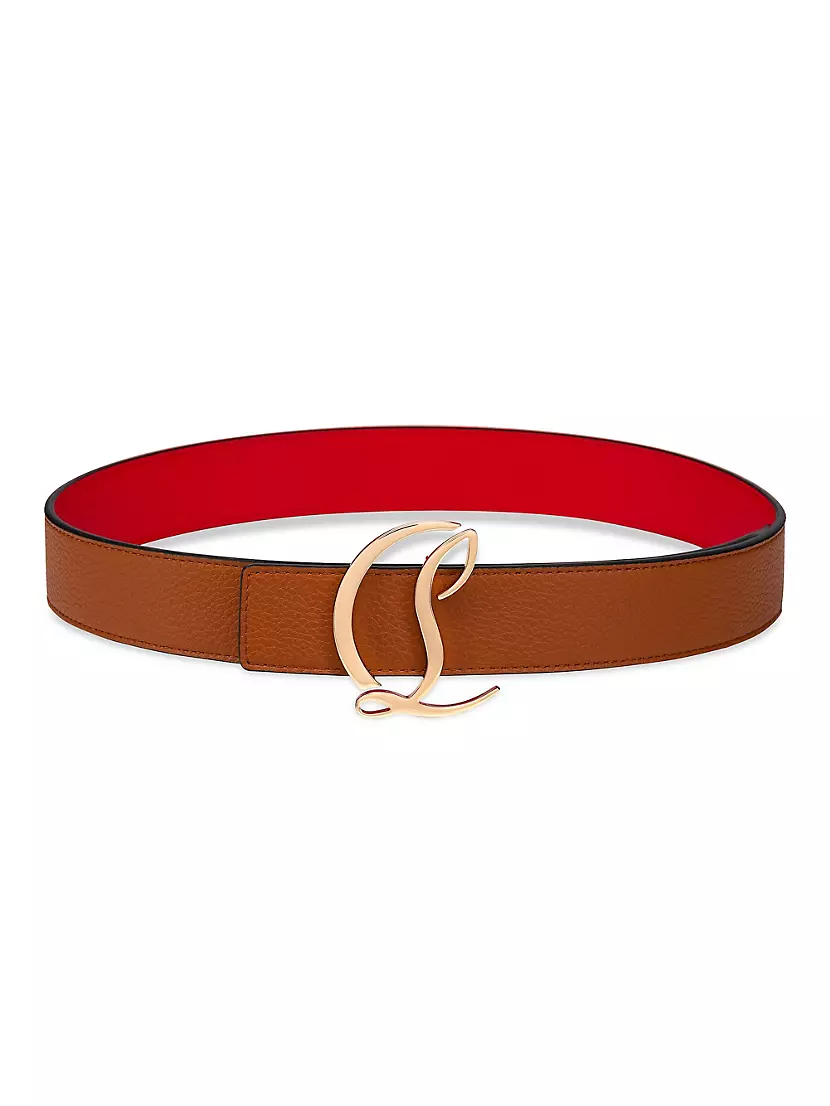 Ремень Christian Louboutin Logo Leather Belt Christian Louboutin