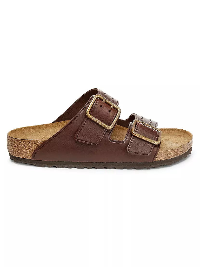 Кожаные босоножки Birkenstock Arizona с пряжками Birkenstock