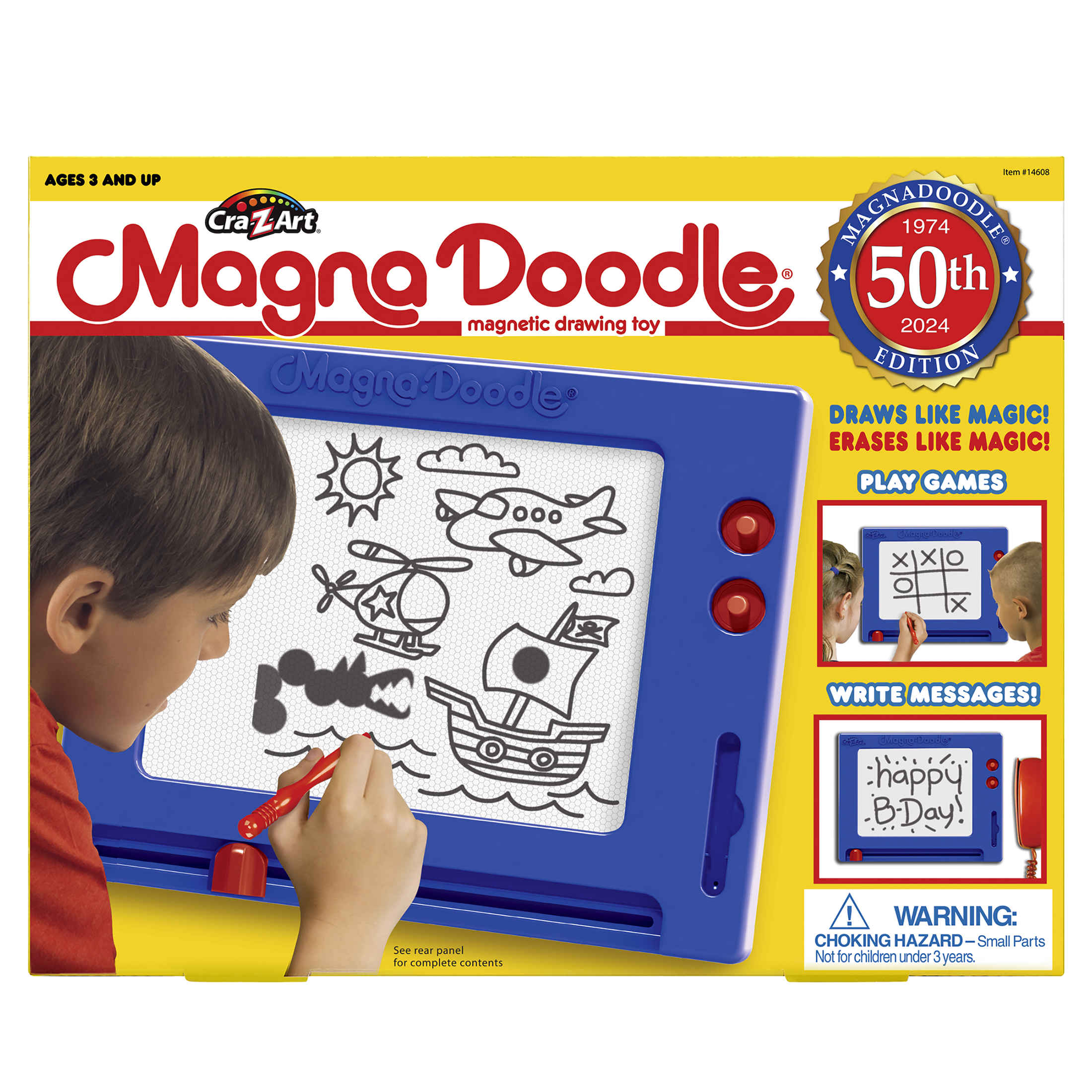 Cra-Z-Art Classic Retro Magna Doodle, Plastic, Unisex Ages 3 and up Cra-Z-Art