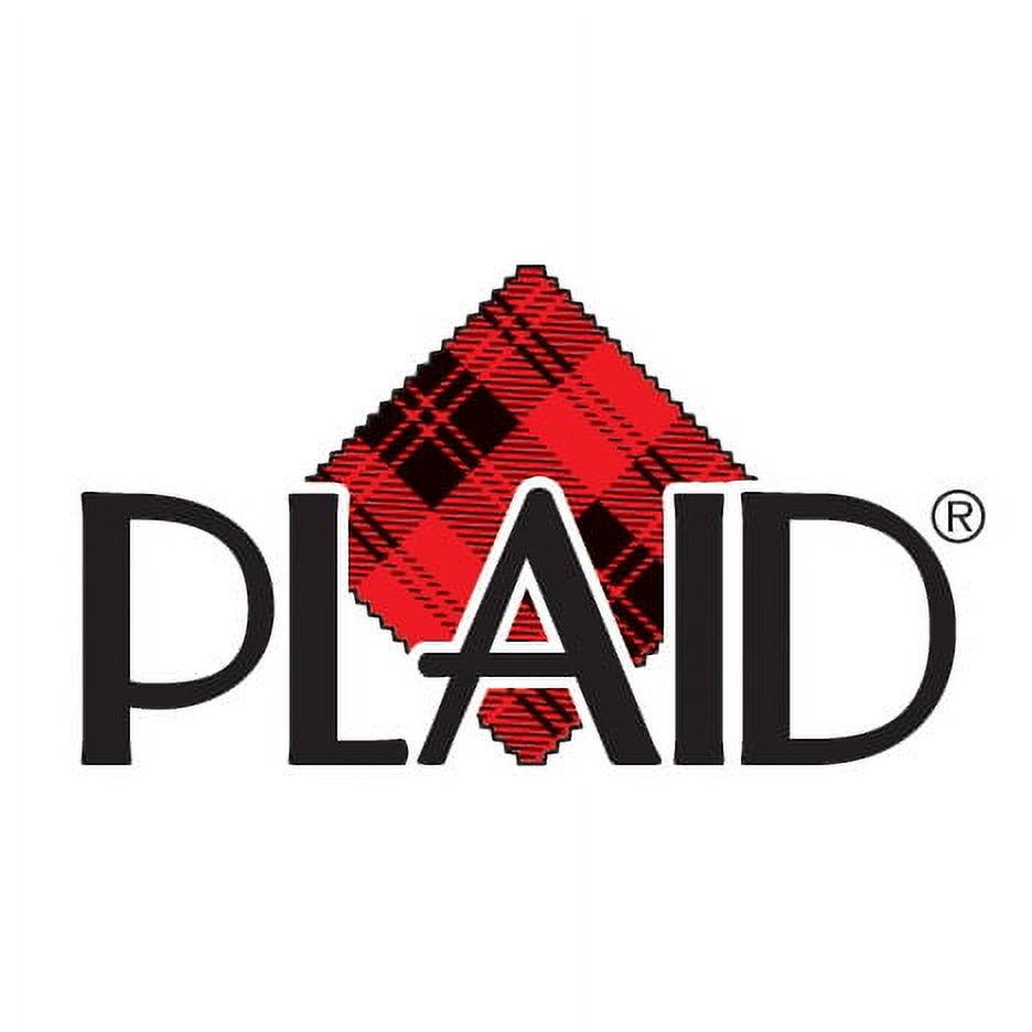 Plaid Unpainted Wood Surface, Medium Die Cut Plaque, 1 Piece, 8.75" x 6.63" Plaid