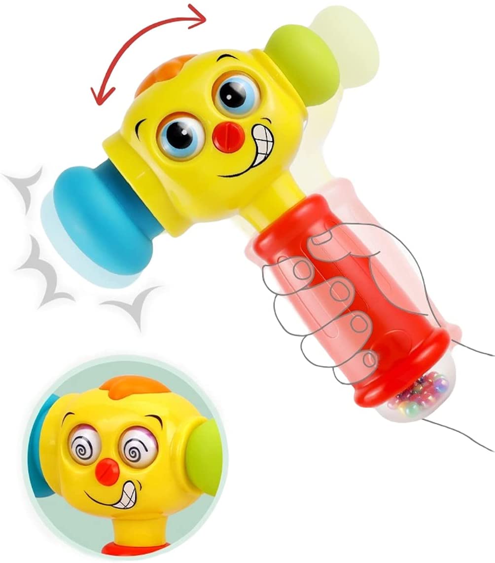 Baby Toys 12-18 Months - Music Hammer Toys for 1 Year Old Boy Girl - Lights Music Rattle VATENIC