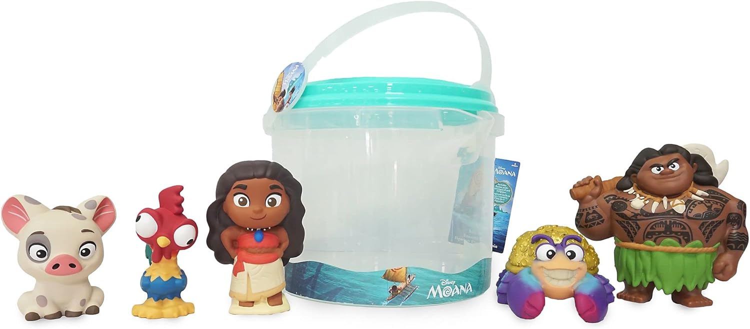 Disney Store Official Moana Bath Set with Beloved Characters Disney