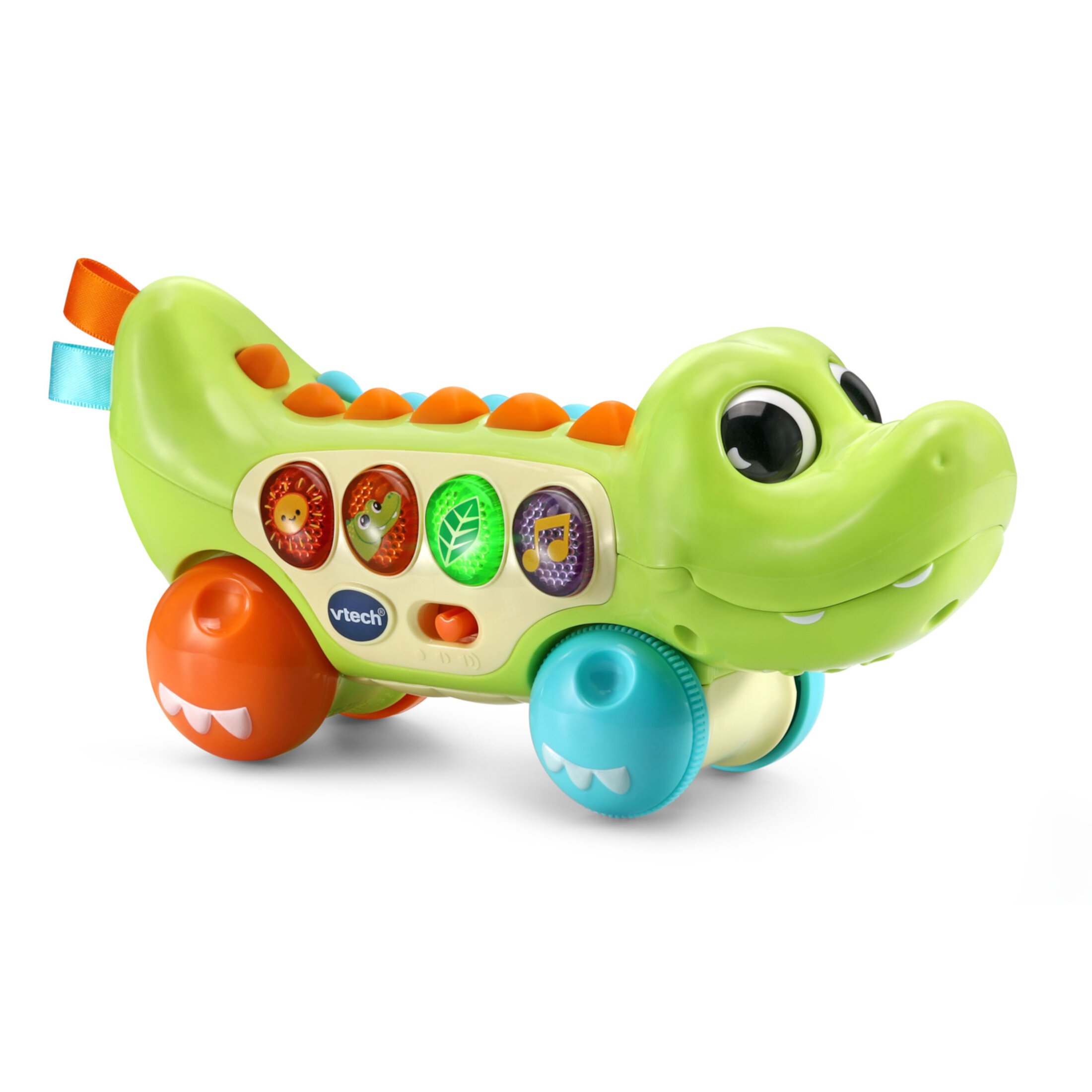 VTech Squishy Spikes Alligator Hard Plastic Soft Plastic Push & Pull Toys Baby and Toddler Toys Visit the VTech Store