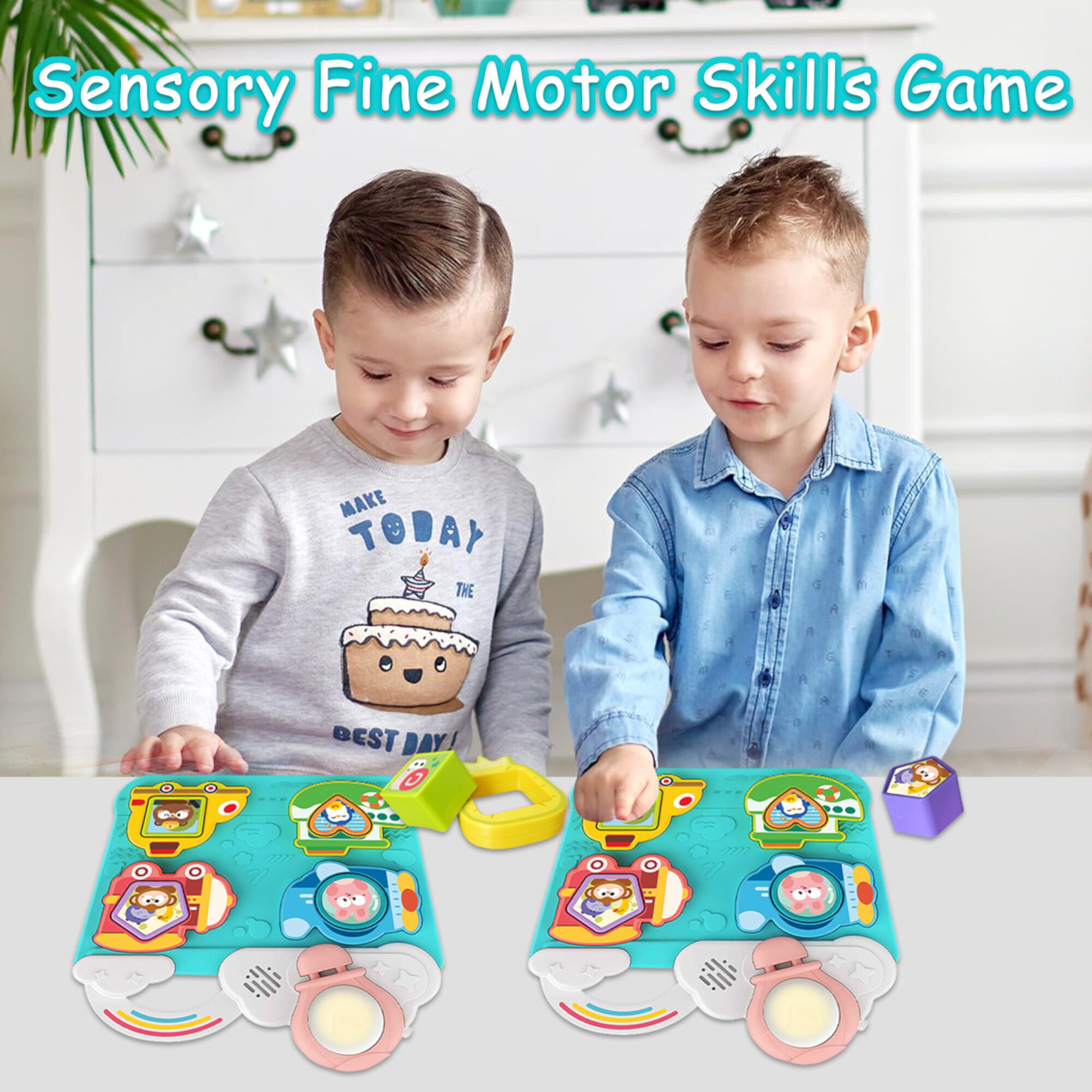 Baby Toys for 12 24 Months, Light up Musical Shape Sorter, Montessori Learning Toddler Toys for 1 Year Old Suorfoxs