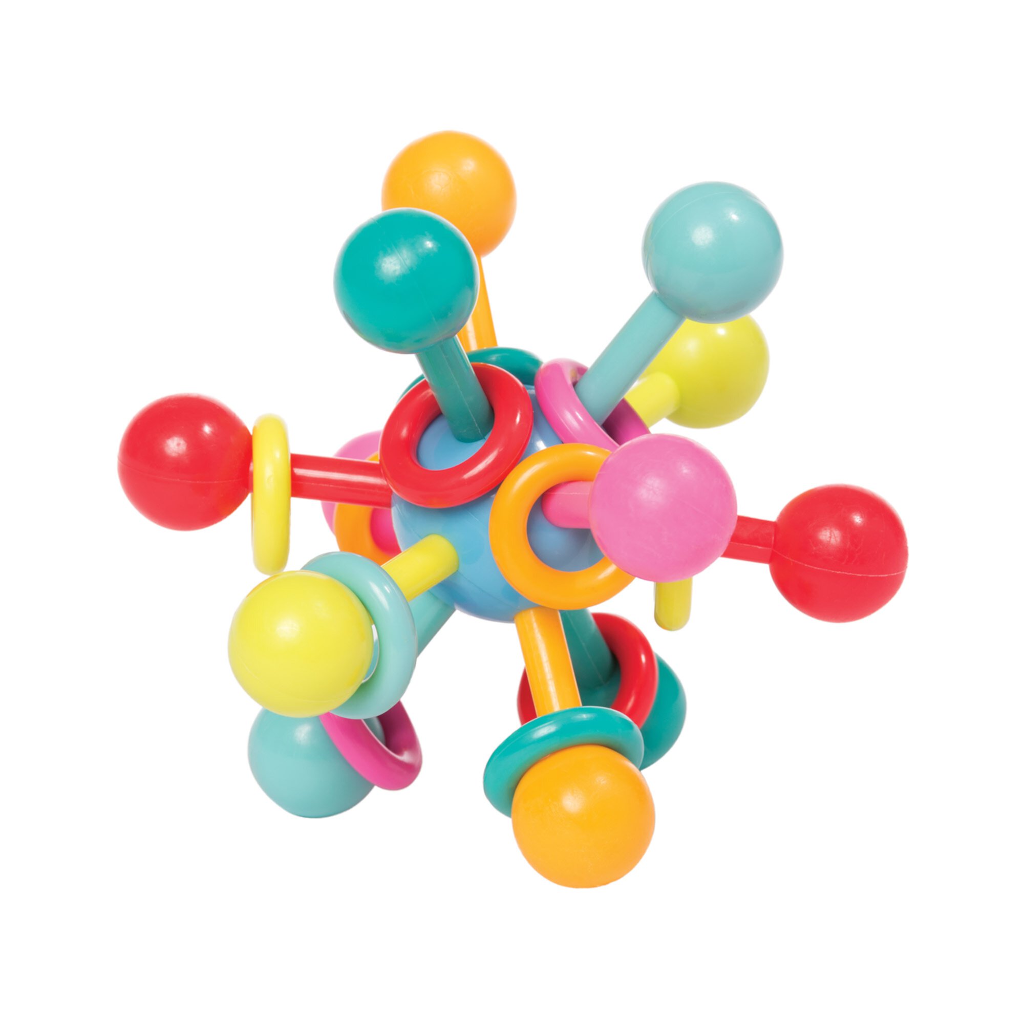 Manhattan Toy Atom Rattle & Teether Grasping Activity Baby Toy Manhattan Toy