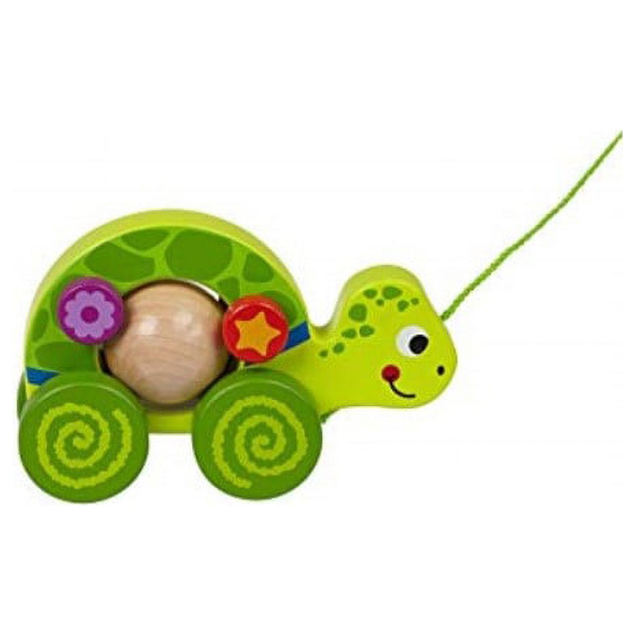 TOYSTERS Pull Along Turtle Walking Toy | Wood Animal Walker Toys for Boys and Girls | Gifts for Toddler Babies 1 Year Old and Up | (PU300) TOYSTER'S