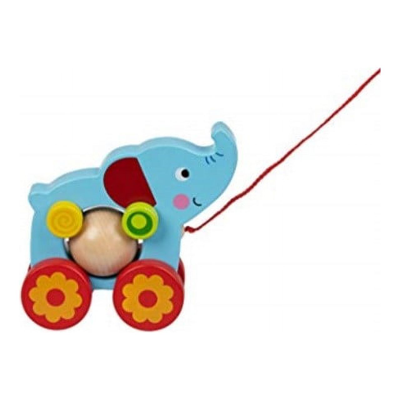 TOYSTERS Pull Along Elephant Walking Toy | Wood Animal Walker Toys for Boys and Girls | Gifts for Toddler Babies 1 Year Old and Up | (PU600) TOYSTER'S