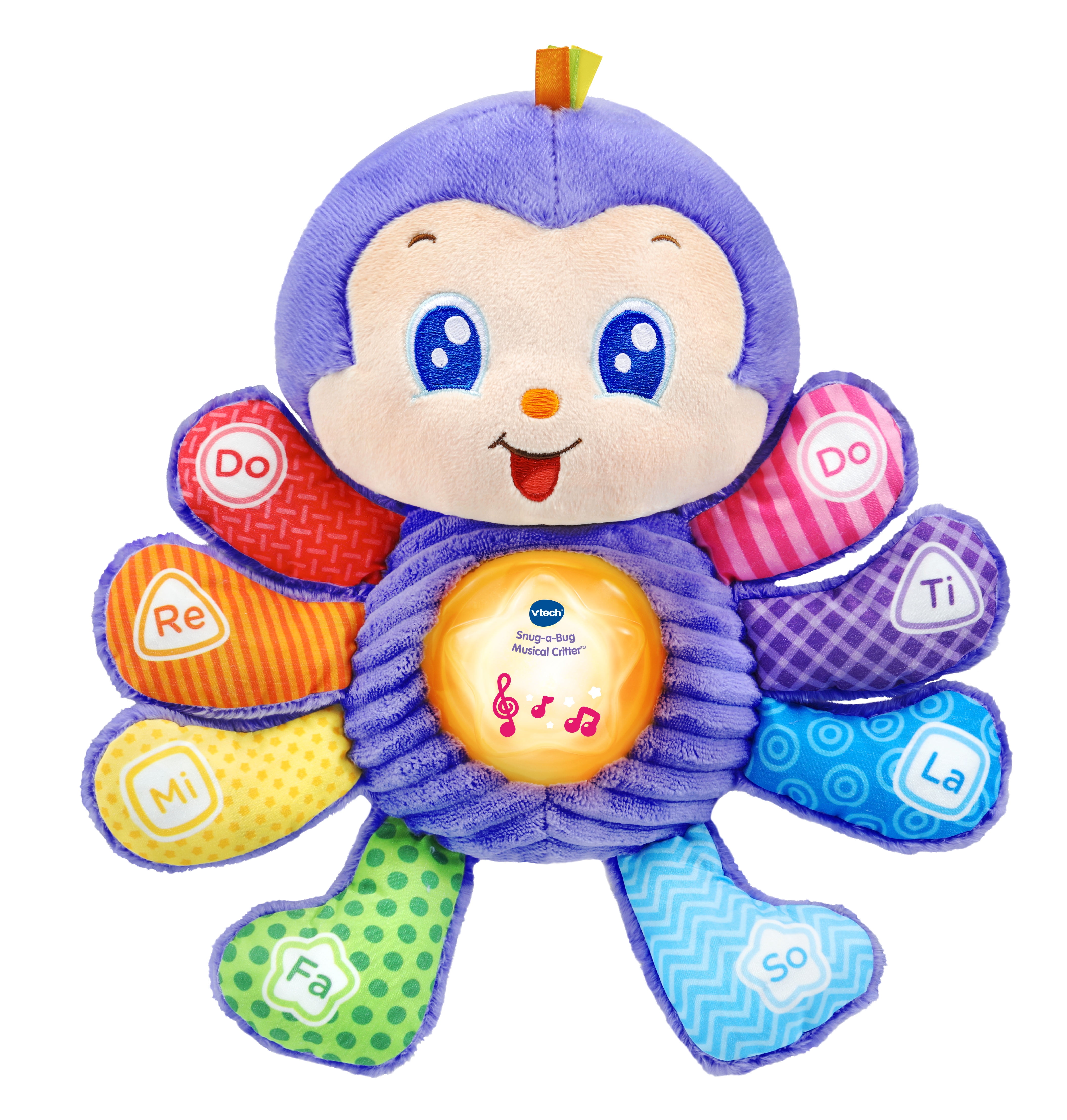 VTech Snug-a-Bug Musical Critter Infant Toy With Light-Up Tummy VTech