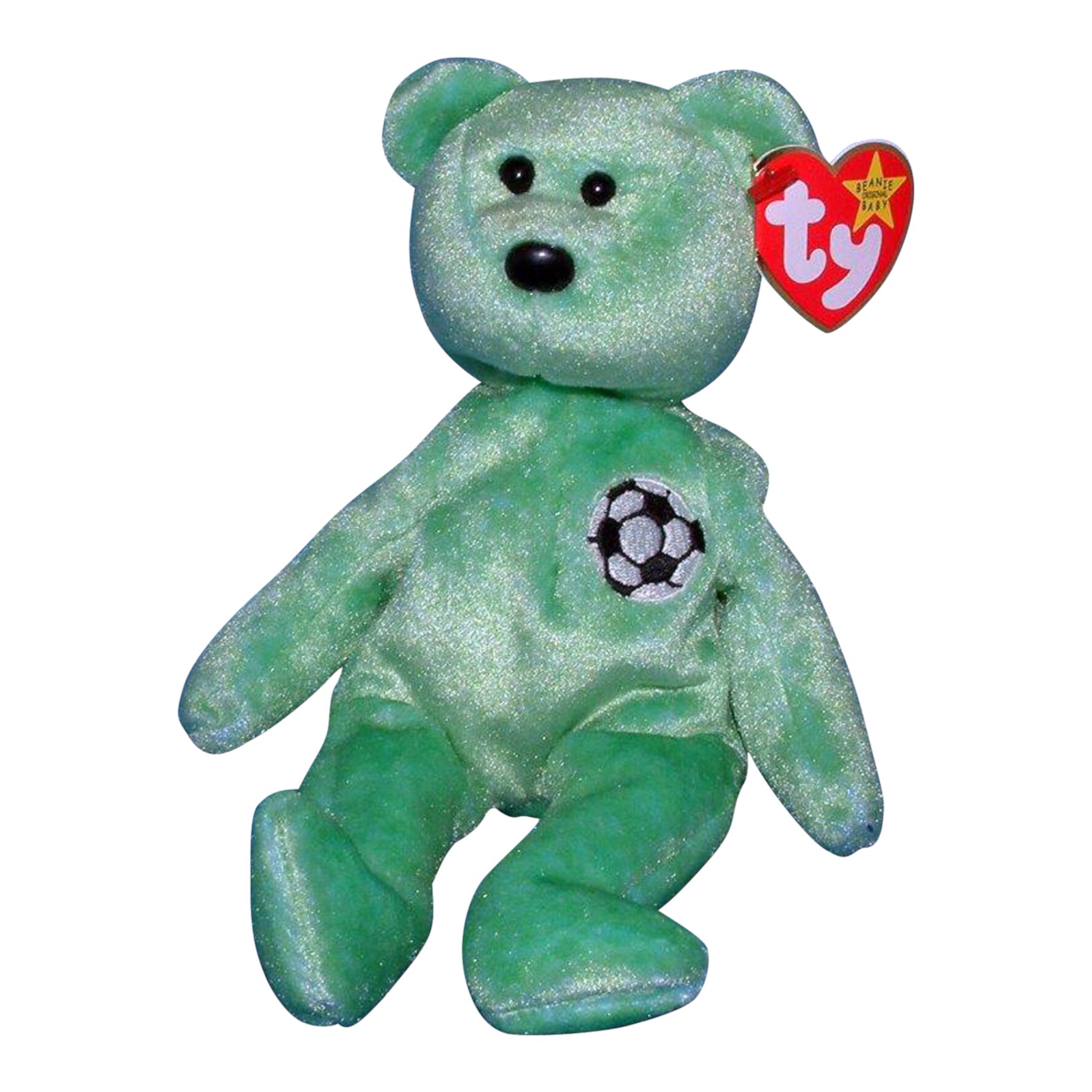 Ty Beanie Baby: Kicks the Bear | Stuffed Animal | MWMT TY