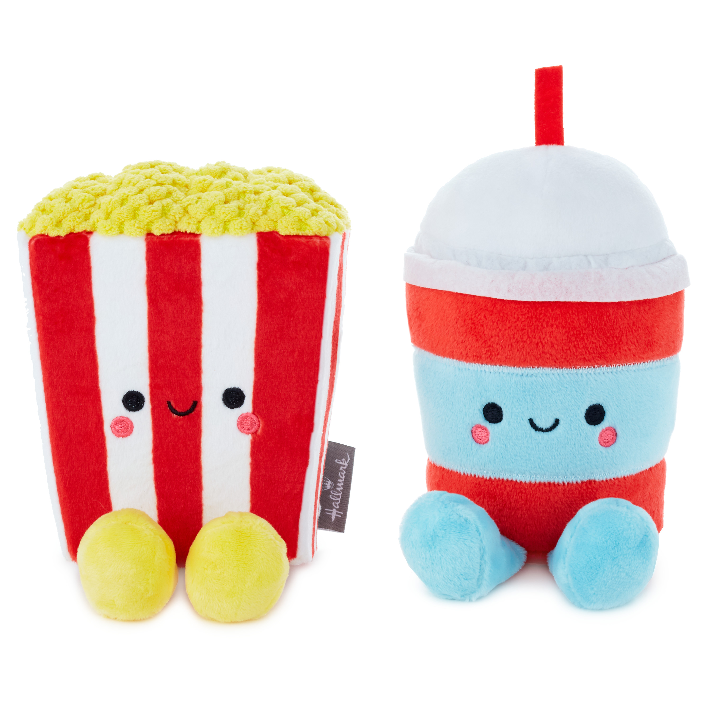 Hallmark Better Together Magnetic Plush (Popcorn and Slushie), Set of 2 Hallmark