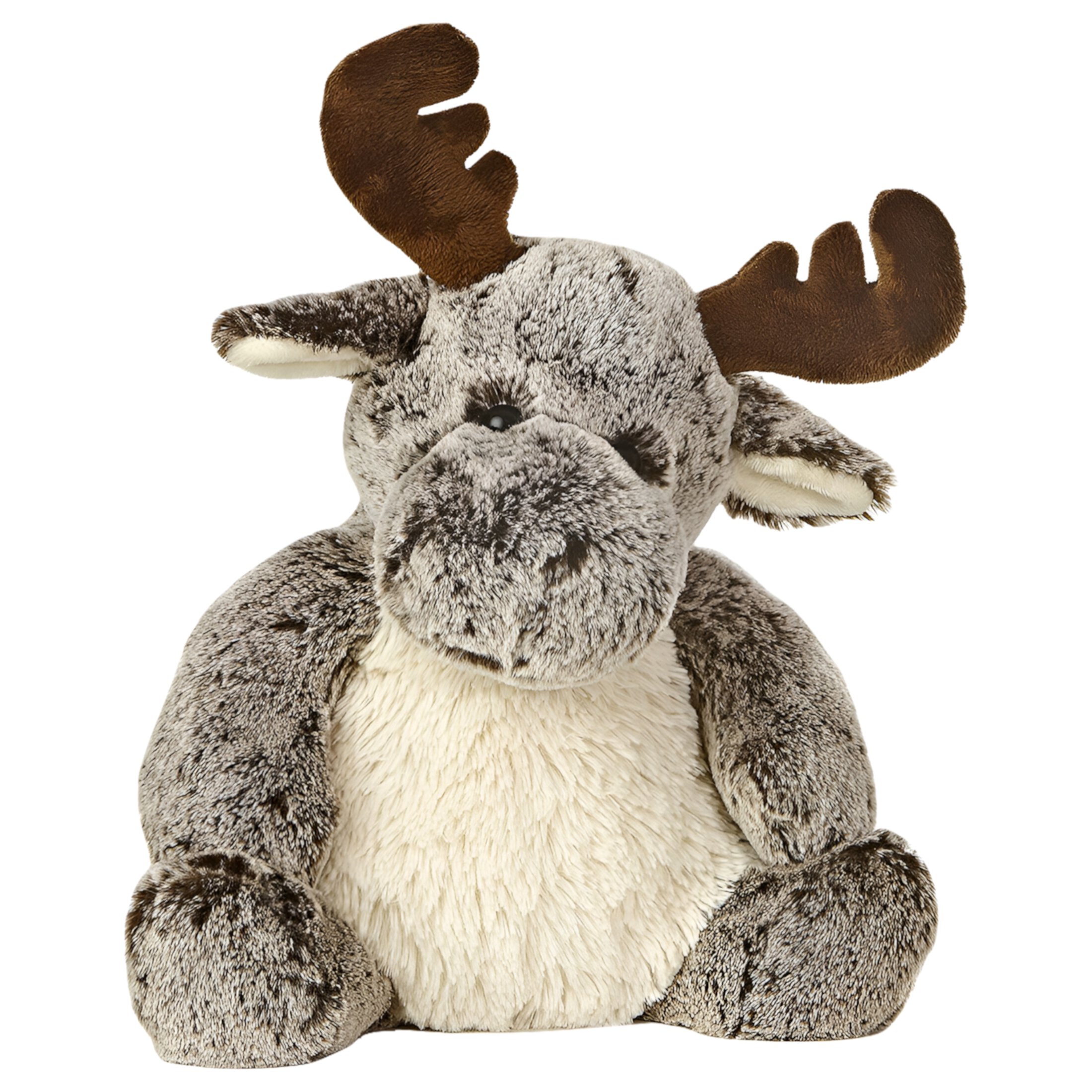 Aurora - Medium Brown Sweet & Softer - 12" Milo Moose - Snuggly Stuffed Animal Aurora GB