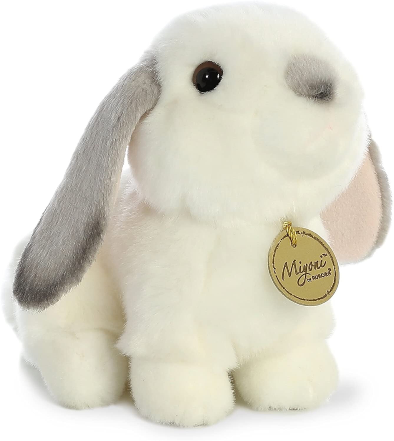 Aurora - Small Grey Miyoni - 8" Lop Eared Rabbit - Realistic Stuffed Animal Aurora GB