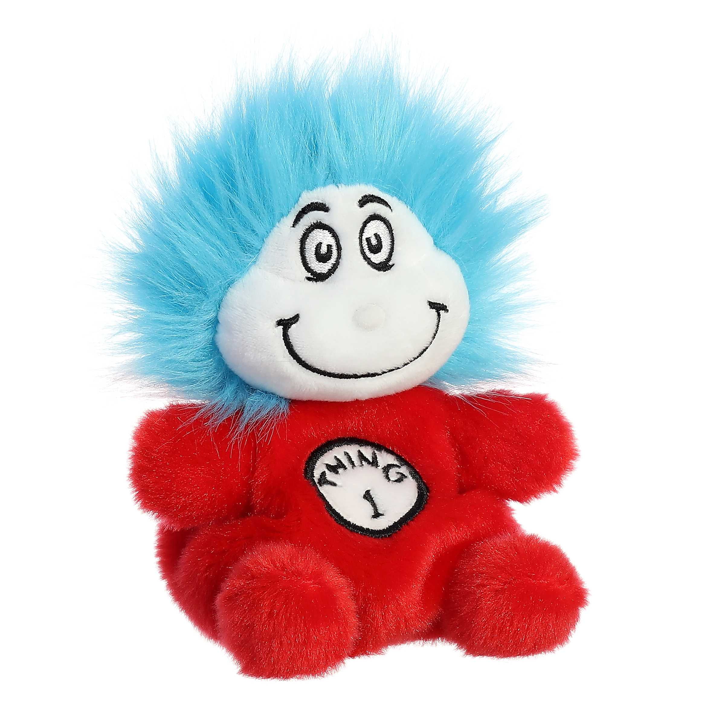 Aurora - Mini Red Dr. Seuss - Palm Pals 5" Thing One - Whimsical Stuffed Animal Aurora GB