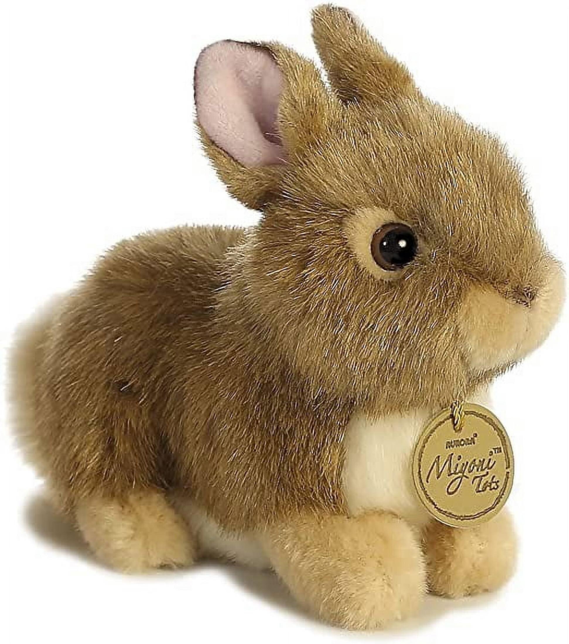 Aurora - Small Brown Miyoni Tots - 7" Baby Bunny - Adorable Stuffed Animal Aurora GB