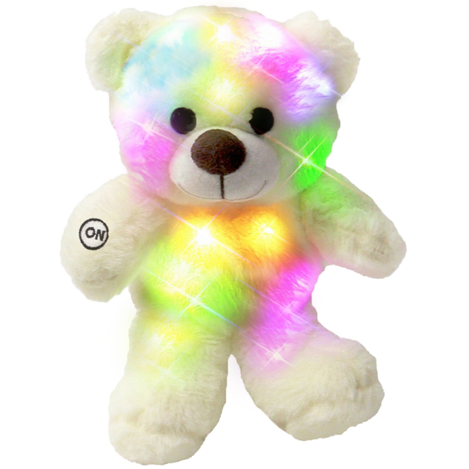 The Noodley Glow 12" Teddy Bear Stuffed Animal Plush Night Light The Noodley