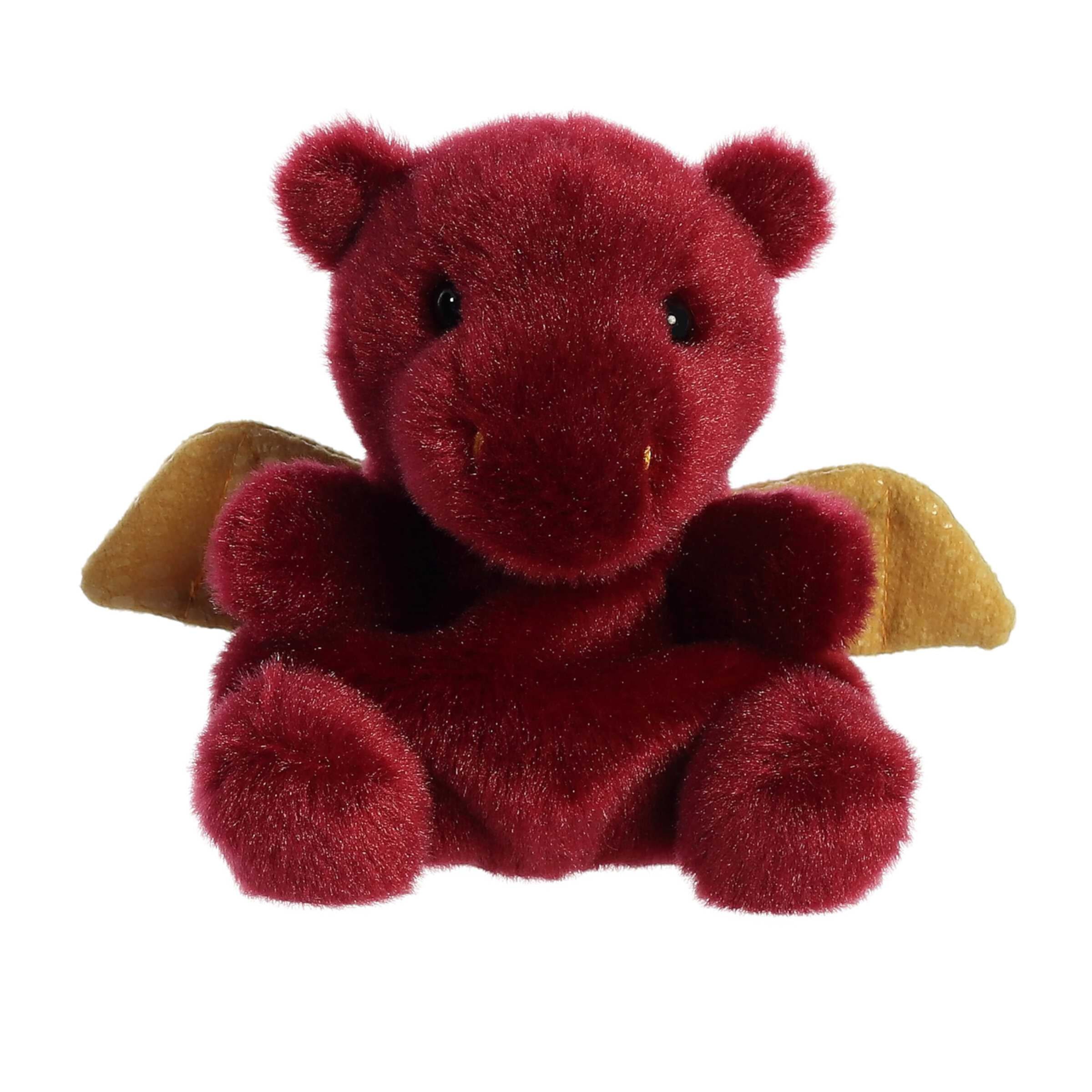 Aurora - Mini Red Palm Pals - 5" Aidan Dragon - Adorable Stuffed Animal Aurora GB