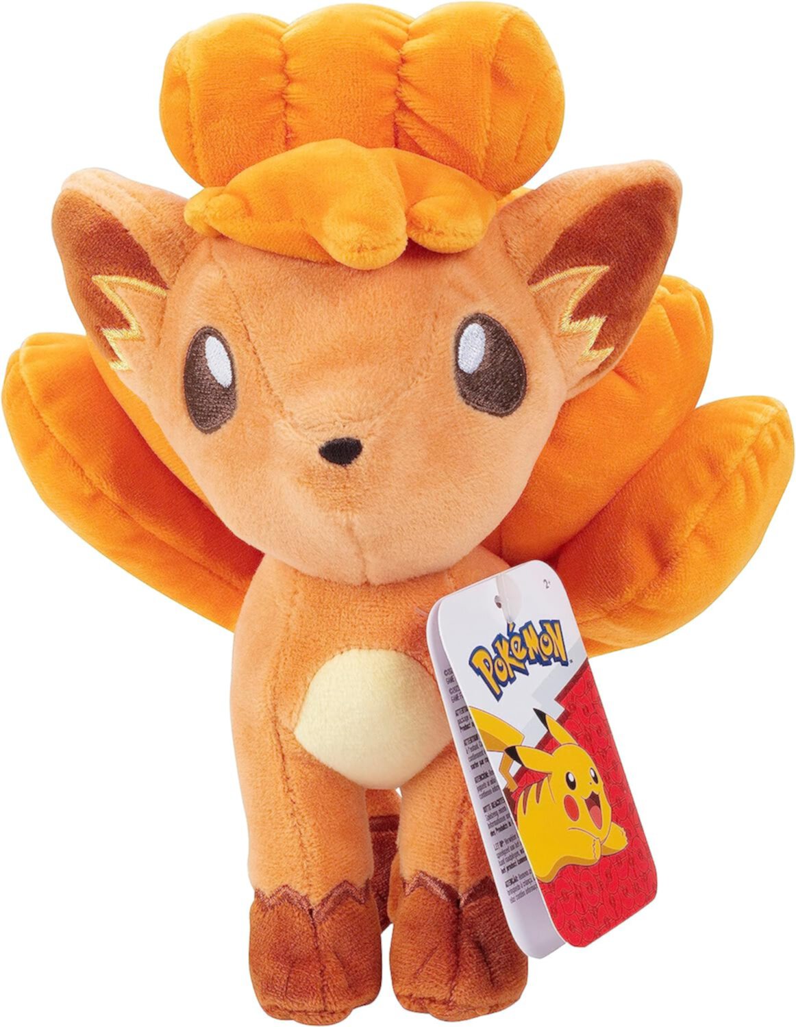 Pokemon Vulpix 8" Plush - Officially Licensed - Quality & Soft Stuffed Animal Toy - Generation One - Great Gift for Kids, Boys & Girls & Fans of Pokemon Pokemon