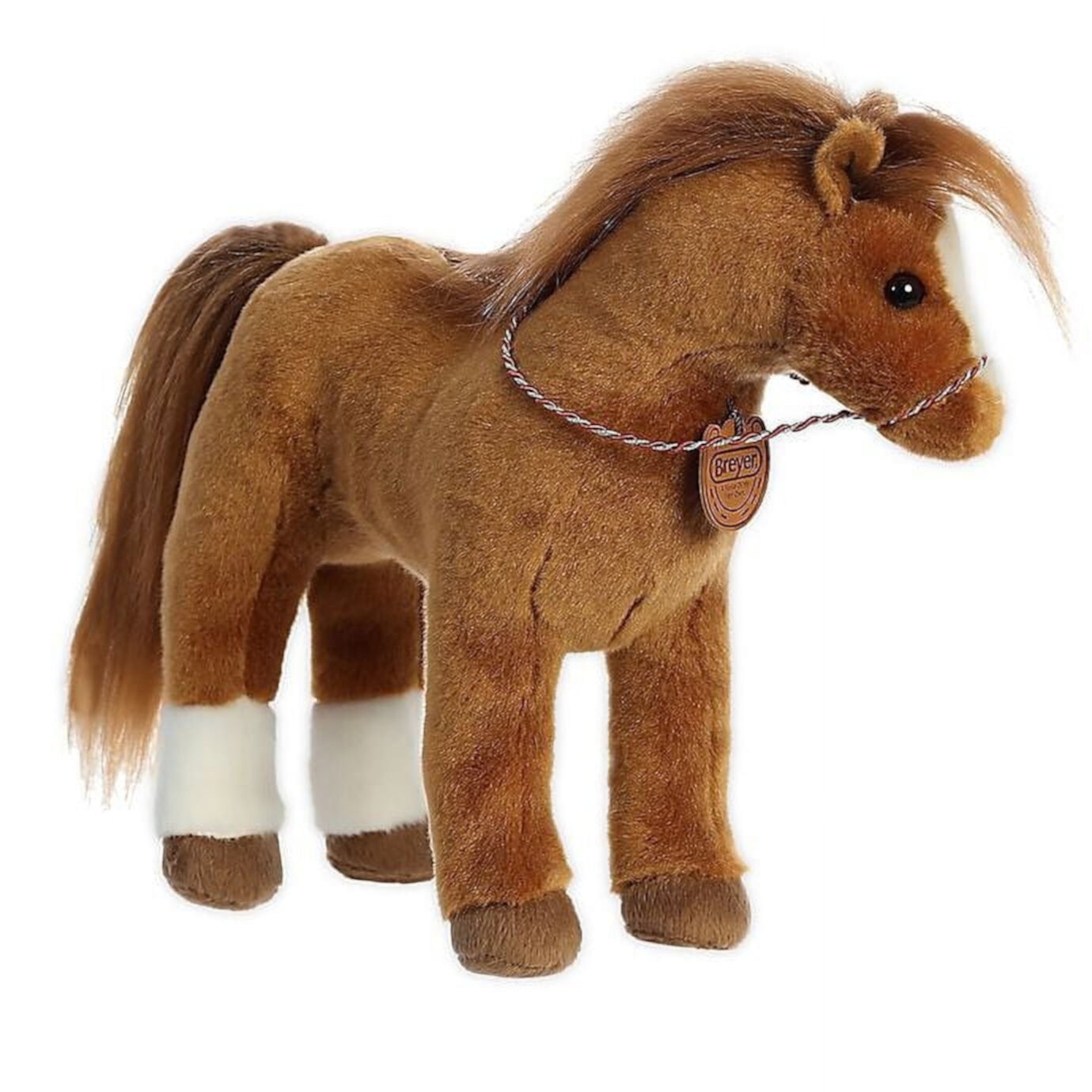 Aurora - Large Brown Breyer - Showstoppers - 13" Quarter Horse - Exquisite Stuffed Animal BREYER