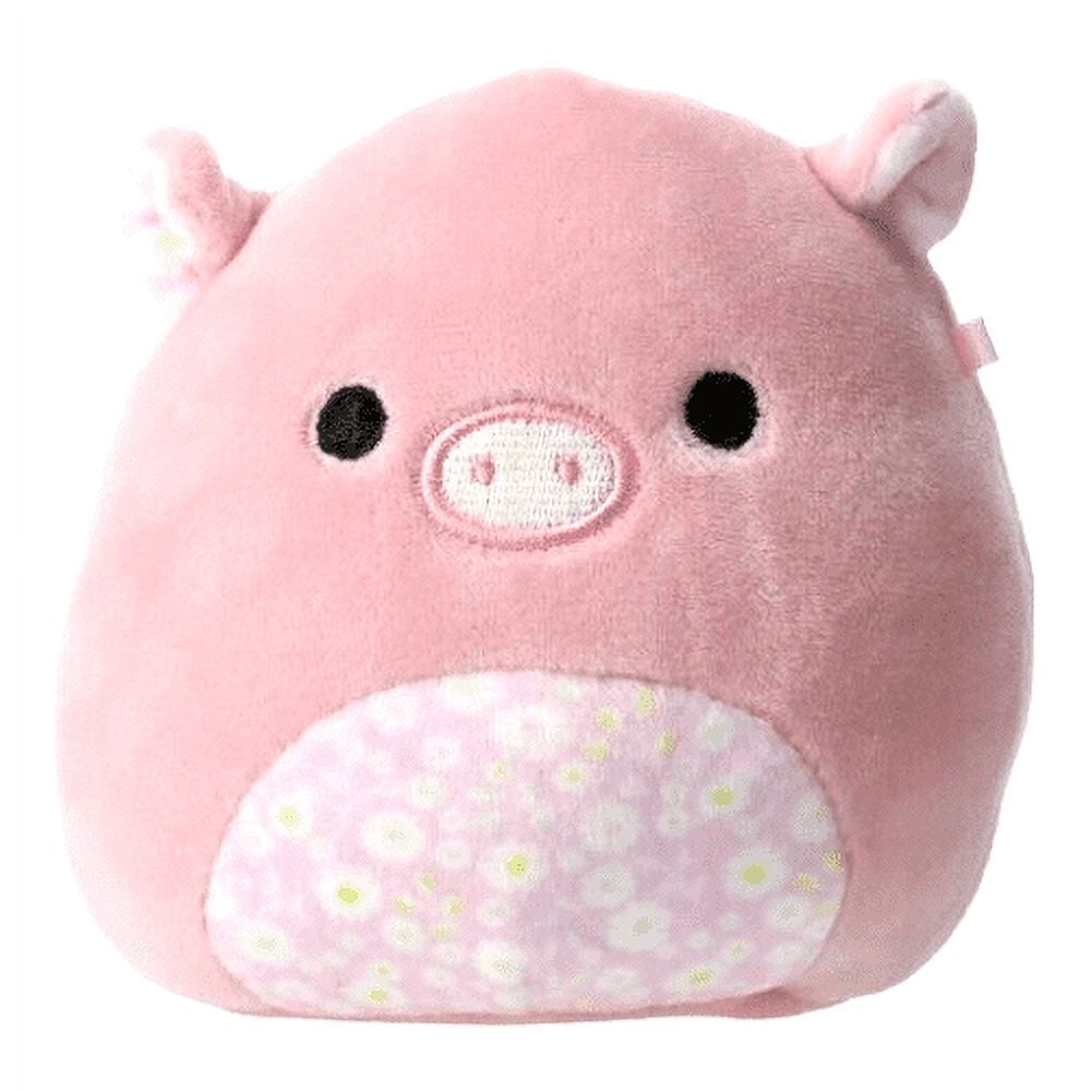 Squishmallows 4.5" Delzi the Floral Belly Donkey - Spring Collection - Officially Licensed Plush - Collectible Soft & Squishy Pet Squad Stuffed Animal Toy Squishmallows