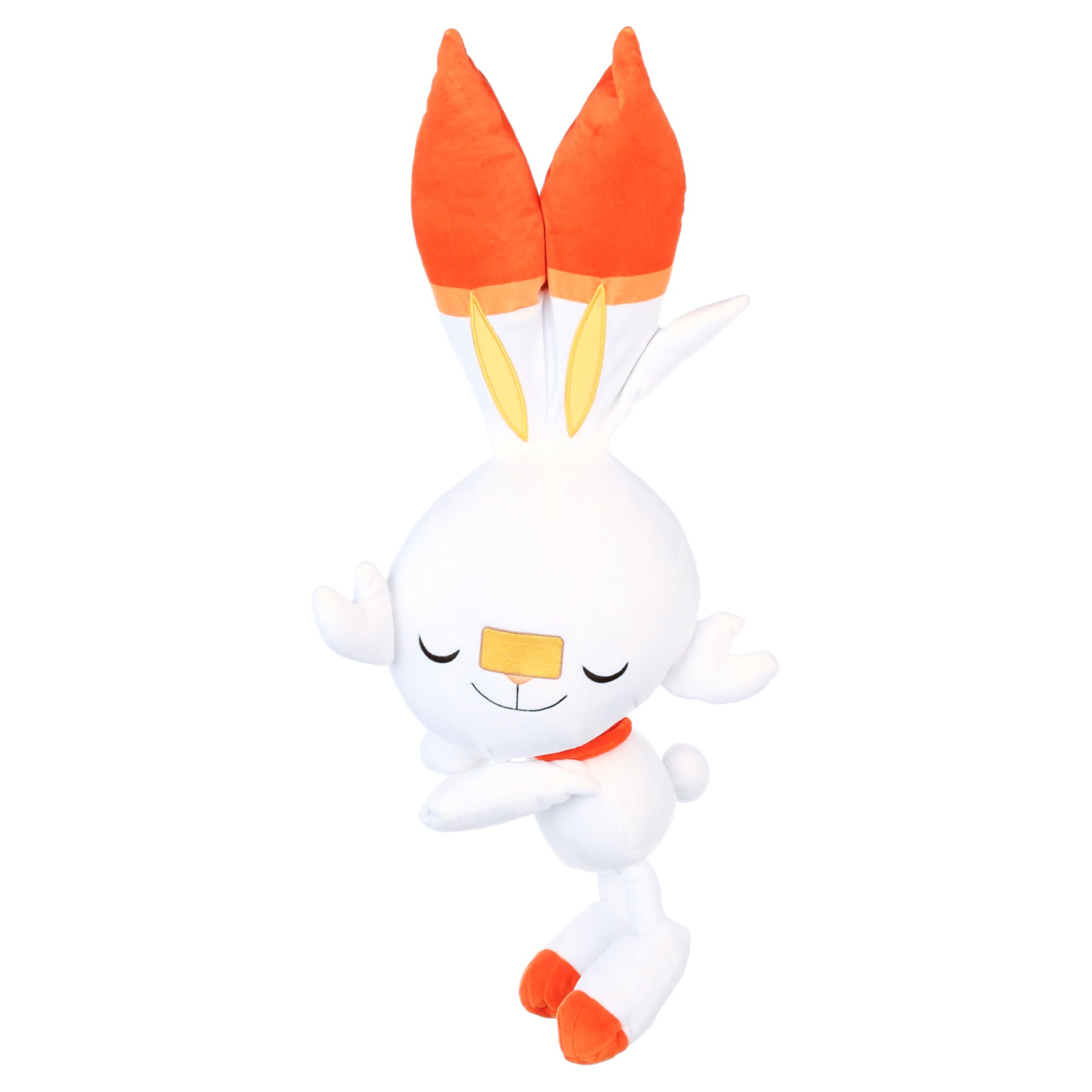 Pokemon 18” Plush Sleeping Scorbunny - Cuddly- Must Have for Pokémon Fans- Plush for Traveling, Car Rides Pokemon