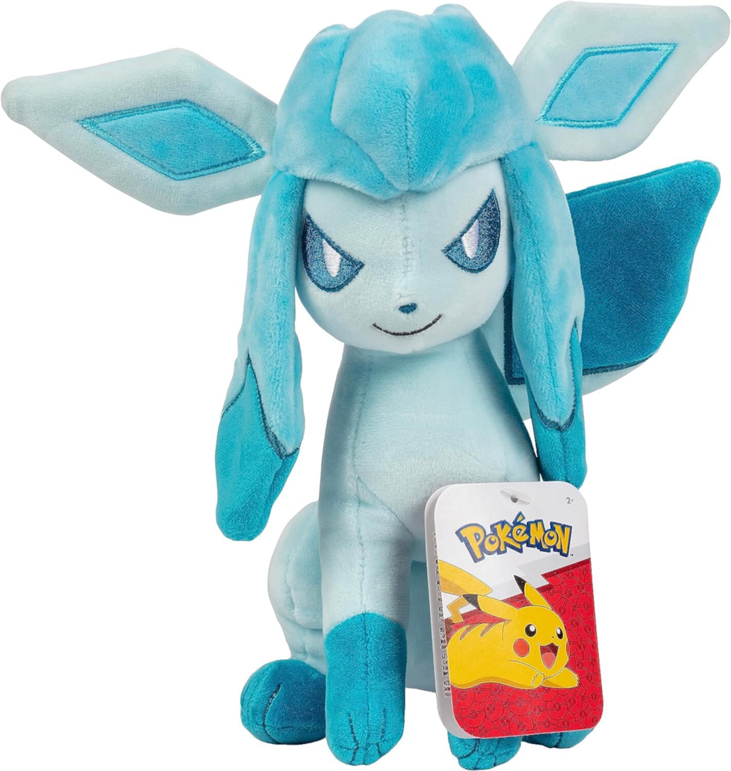 Pokemon 8" Glaceon Plush - Officially Licensed - Eevee Evolution Stuffed Animal Toy - Great Gift for Kids, Boys, Girls Fans Pokemon