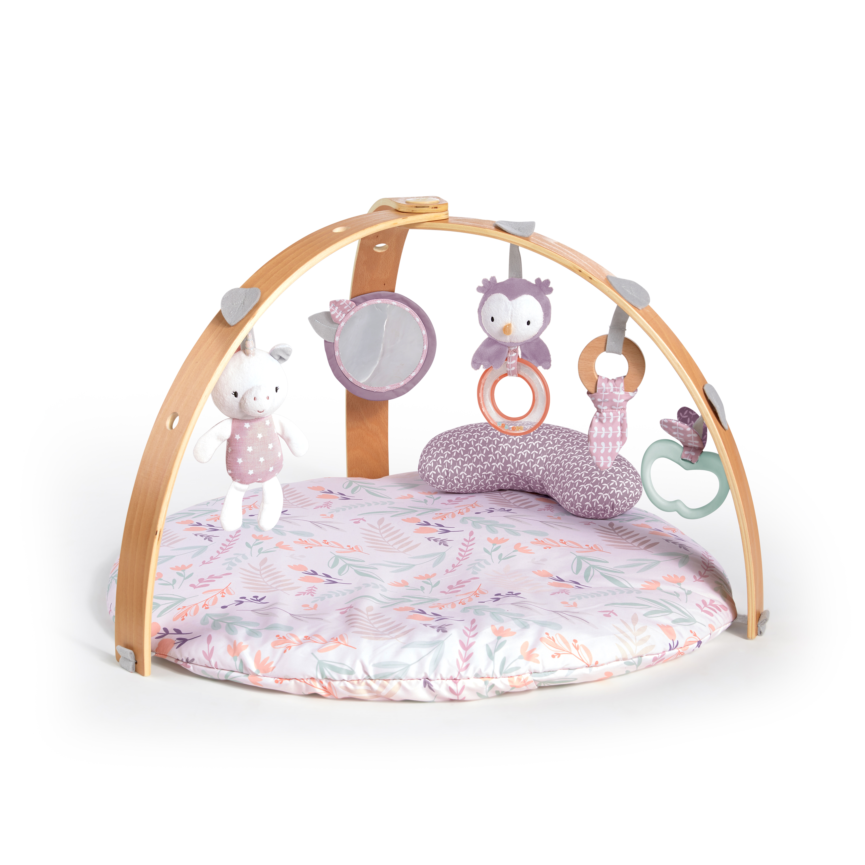 Ingenuity Cozy Spot Reversible 19" Infant Baby Activity Gym with Self Storage, Multicolor Visit the Ingenuity Store