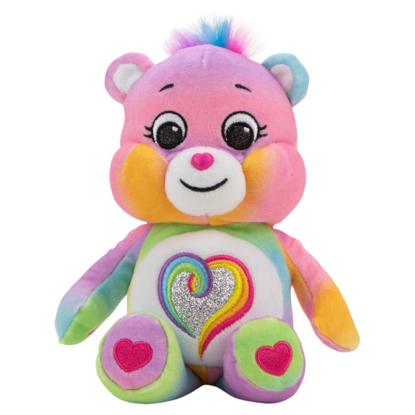 Care Bears 9" Bean Plush (Glitter Belly) - Togetherness Bear - Soft Huggable Material! Care Bears