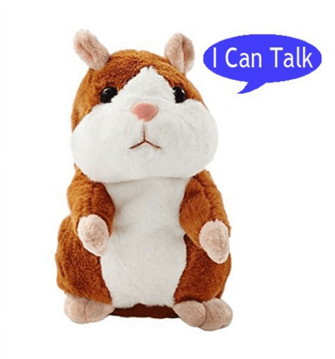 1Pcs  Codream Big Talking Hamster - Repeats What You Say - Interactive Stuffed Plush Animal Talking Toy - Fun Gift for 2,3 Year Old Girls,Baby, Kids, Toddlers Codream