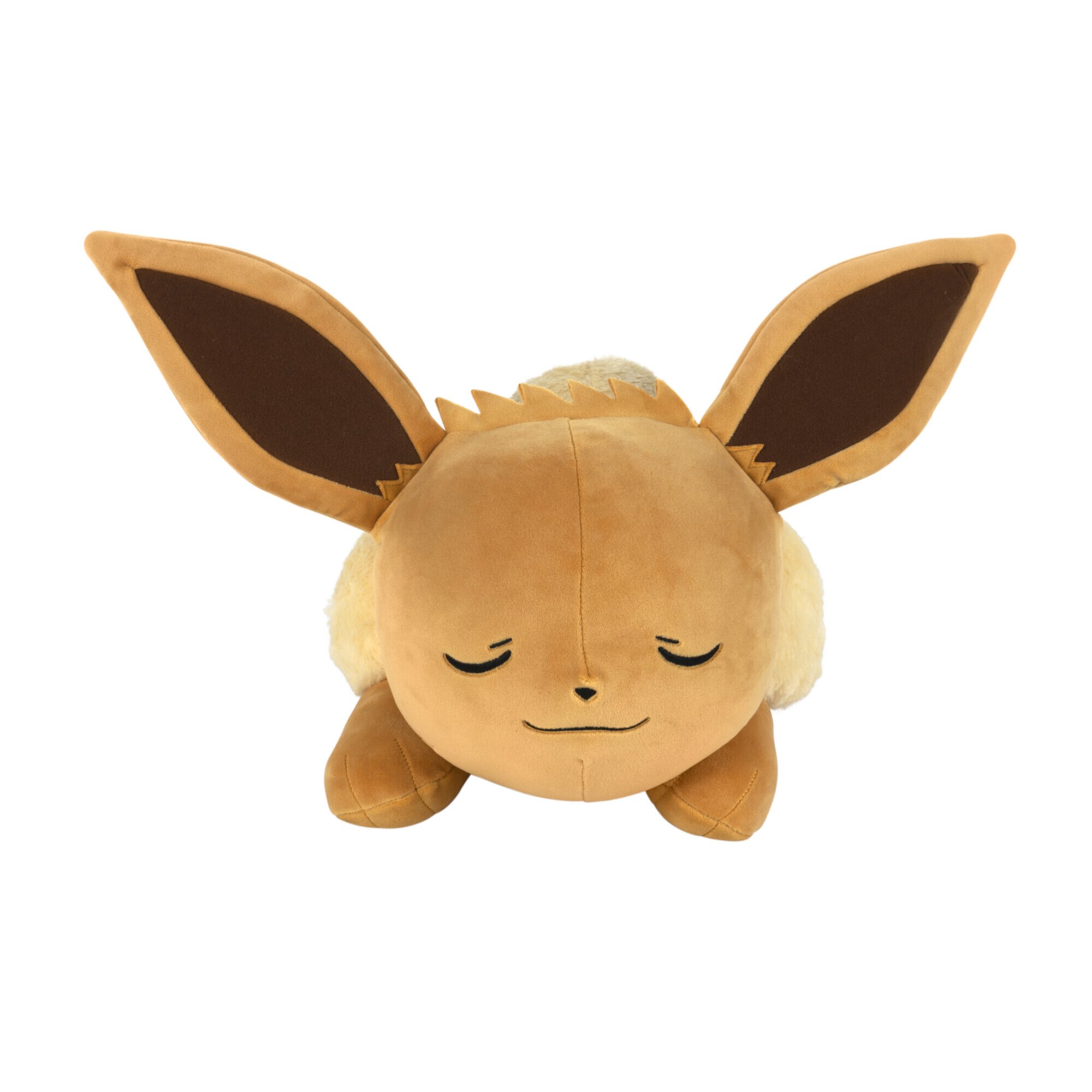 Pokemon 18” Plush Sleeping Eevee - Cuddly- Must Have for Pokémon Fans- Plush for Traveling, Car Rides Pokemon