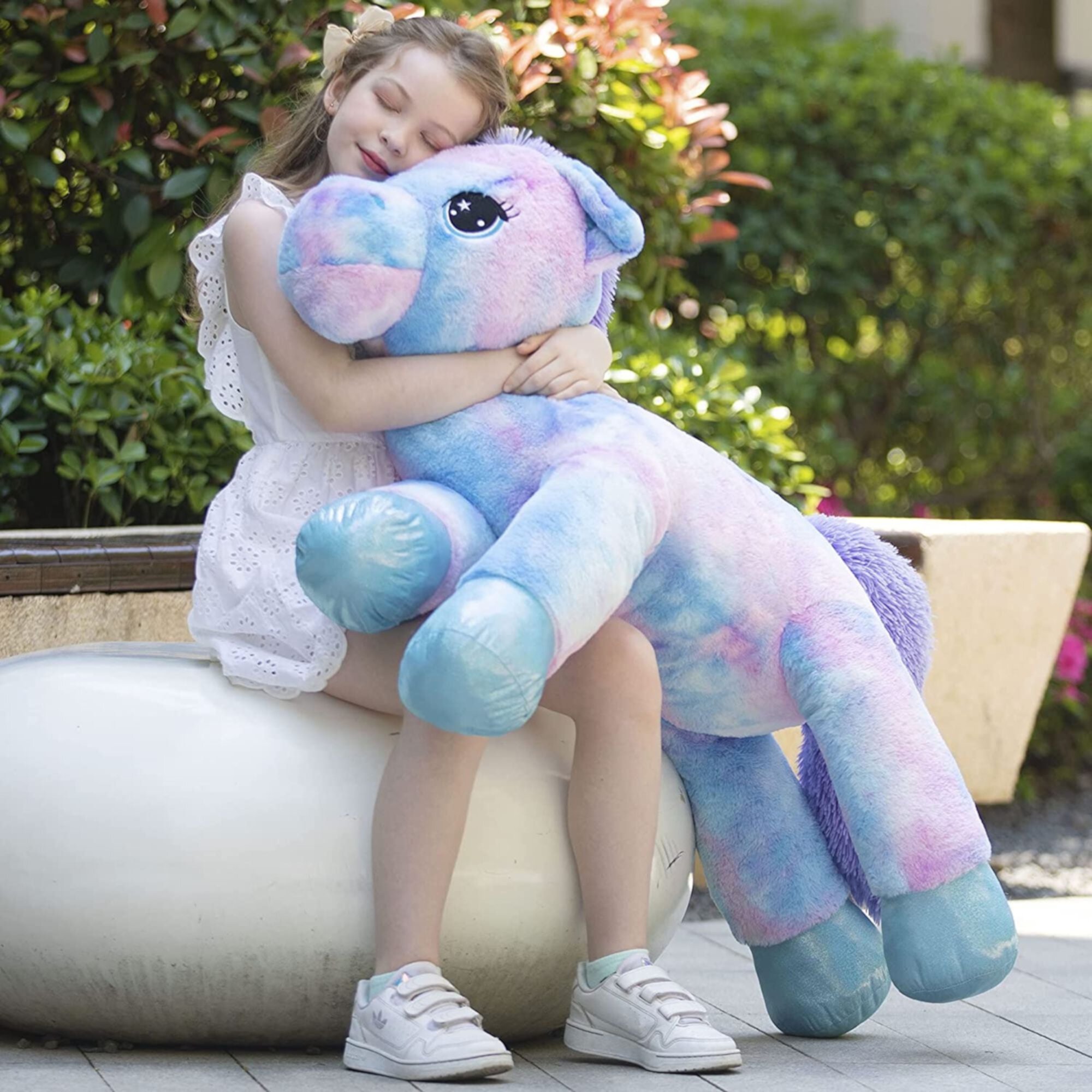 MaoGoLan 43" Big Unicorn Stuffed Animal Plush Giant Soft Unicorn Pillow Toy MaoGoLan