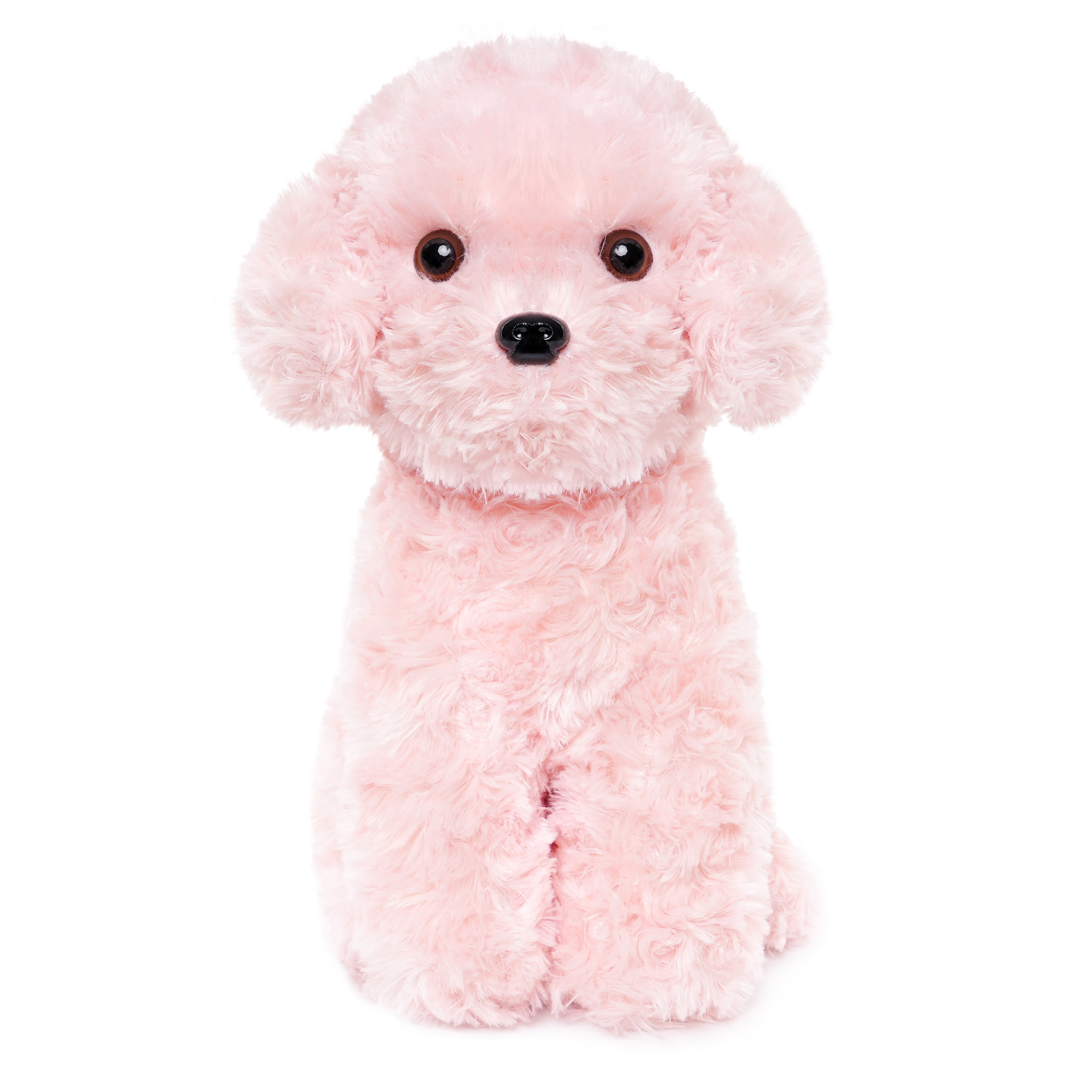 WEIGEDU Pink Puppy Dog Stuffed Animals Plush Toy, 12.6 inches, Pink Weigedu