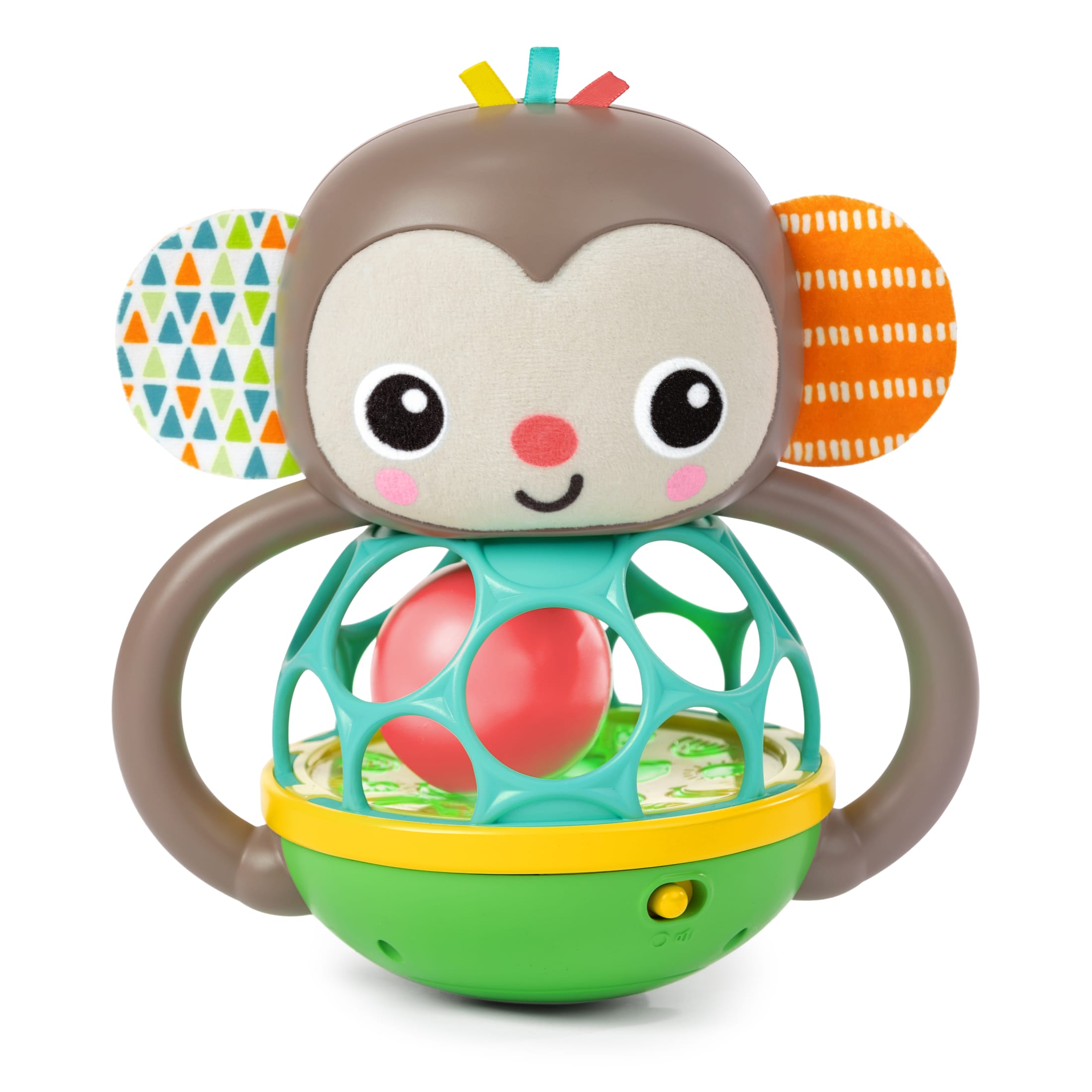 Bright Starts Grab & Giggle Monkey Multi-Sensory Toy, Unisex, Infant Bright Starts