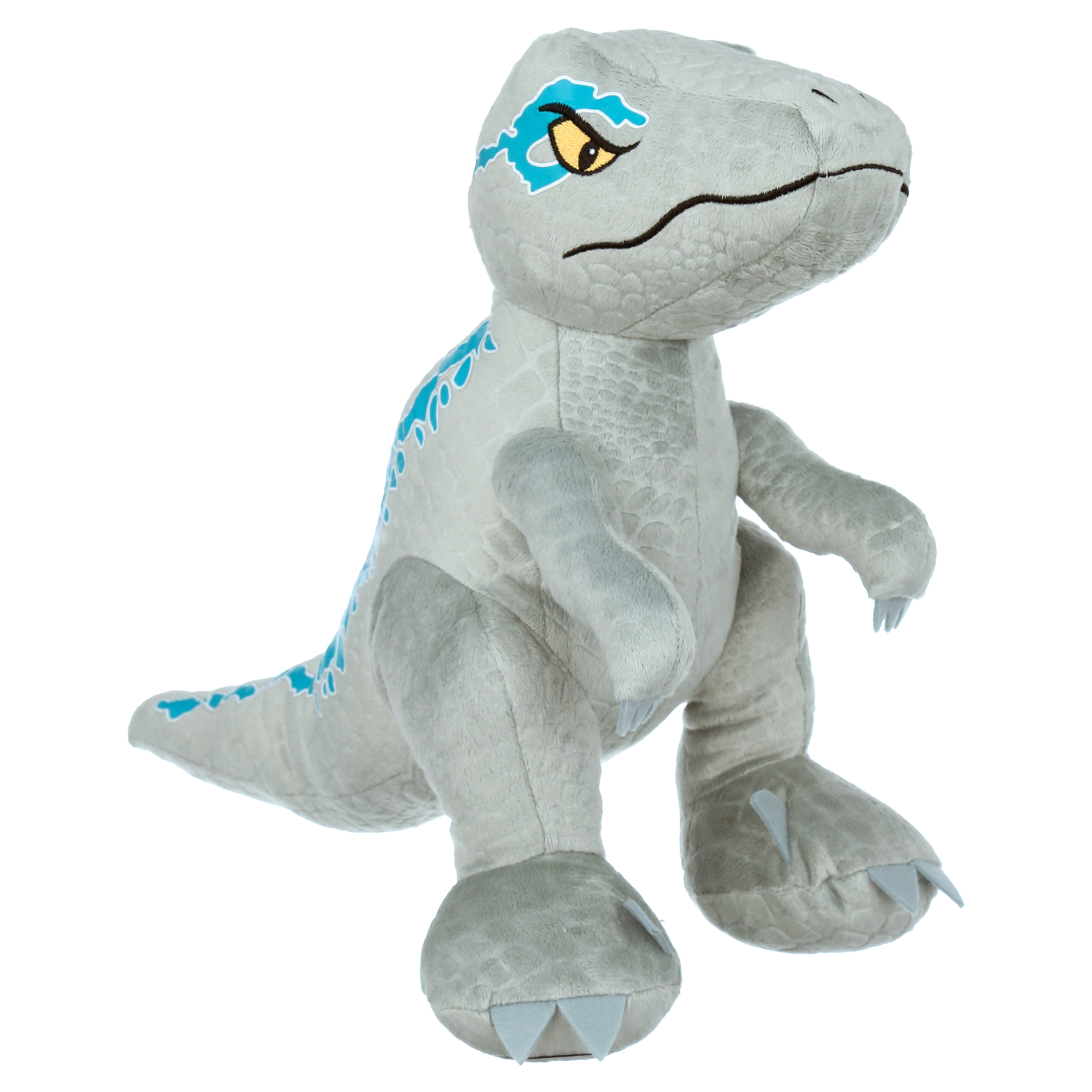 Jurassic World Large 11.5-inch Blue Plush Stuffed Animal, Dinosaur, Kids Toys for Ages 3 up Jurassic World