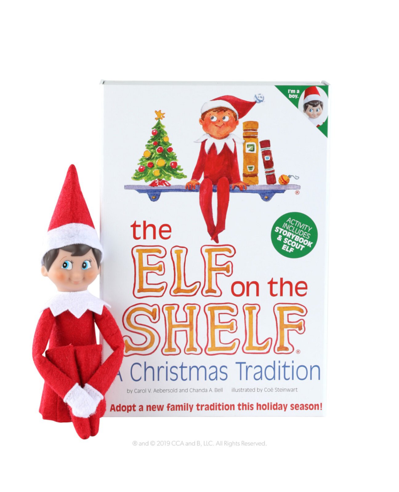 The Elf on the Shelf: A Christmas Tradition - Boy Scout Elf with Blue Eyes - Includes Artfully Illustrated Storybook, Keepsake Box and Official Adoption Certificate Visit the The Elf on the Shelf Store