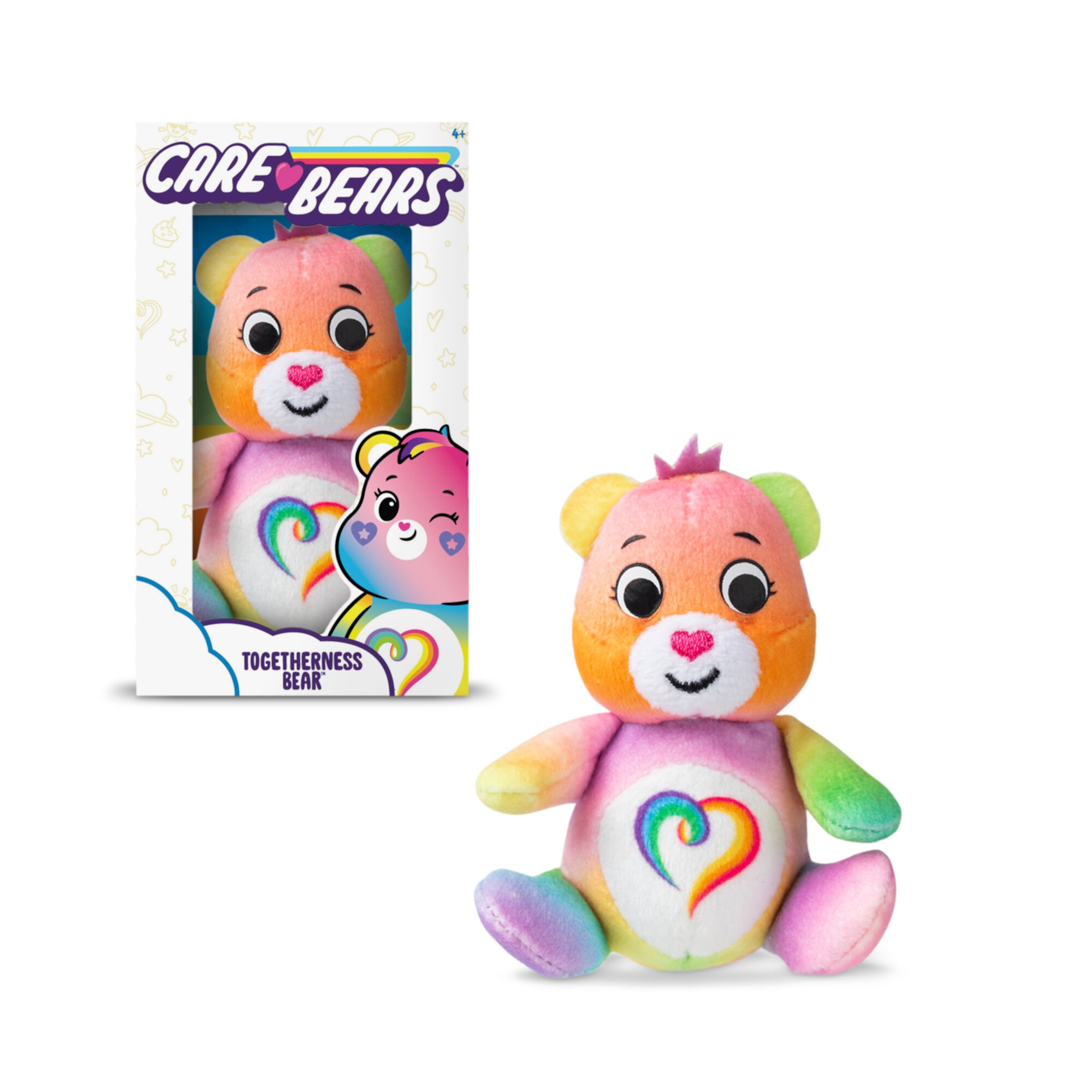 Care Bears Micro Plush, Togetherness Bear, Soft Huggable Material!, Great for Kids 4 years old and up Care Bears