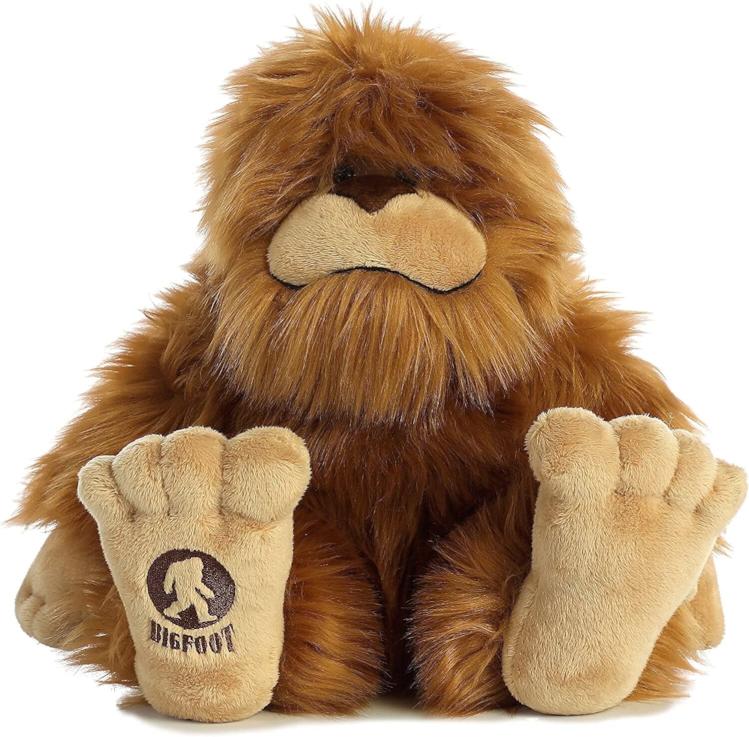 Aurora - Large Brown Fantasy - 12.5" Big Foot - Mysterious Stuffed Animal Aurora