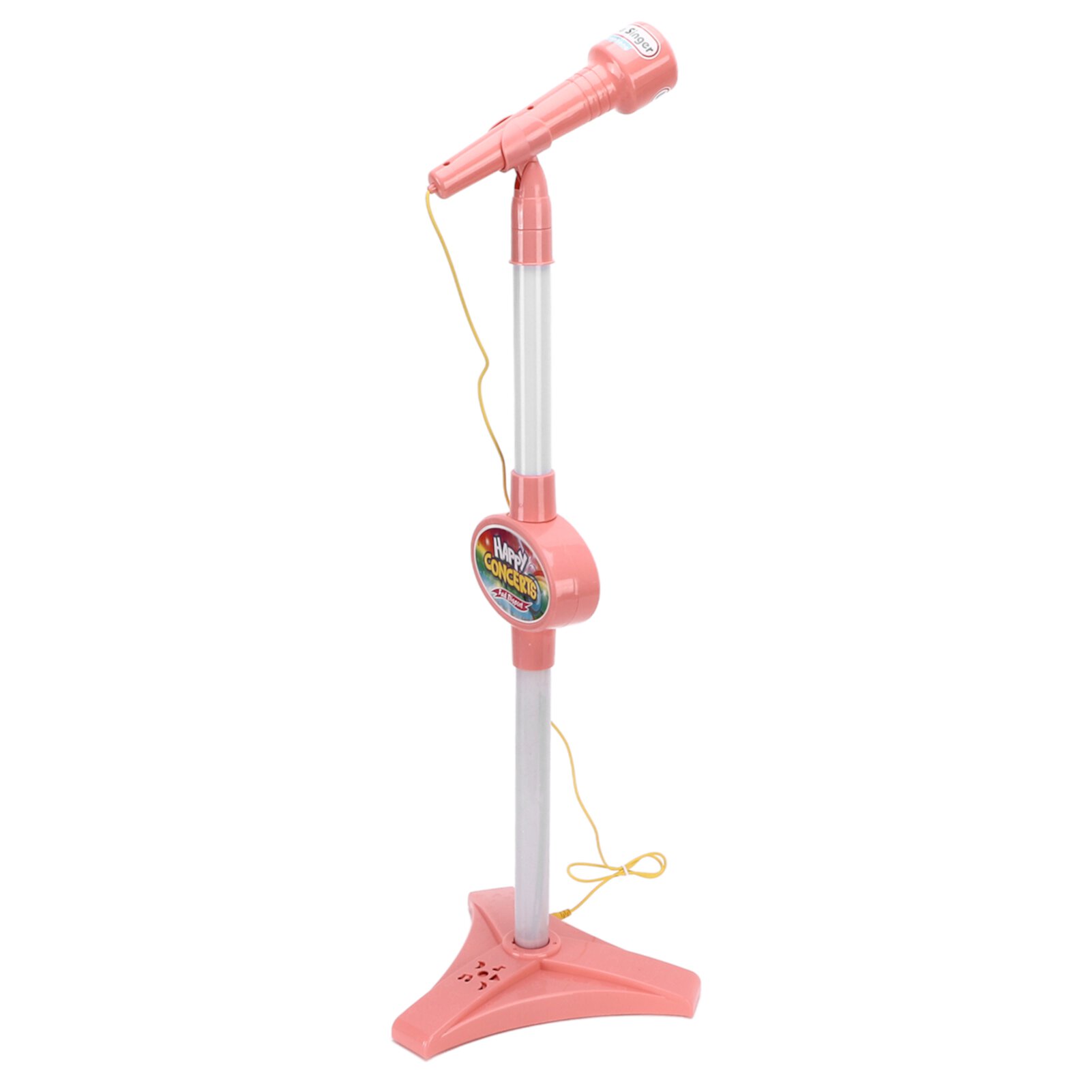 Kozecal Toy Microphone Appropriate Volume Easy Installation Cute Appearance Baby Karaoke Mic with Stand for Home Kindergarten,Toy Microphone,Kids Microphone with Stand Tebru