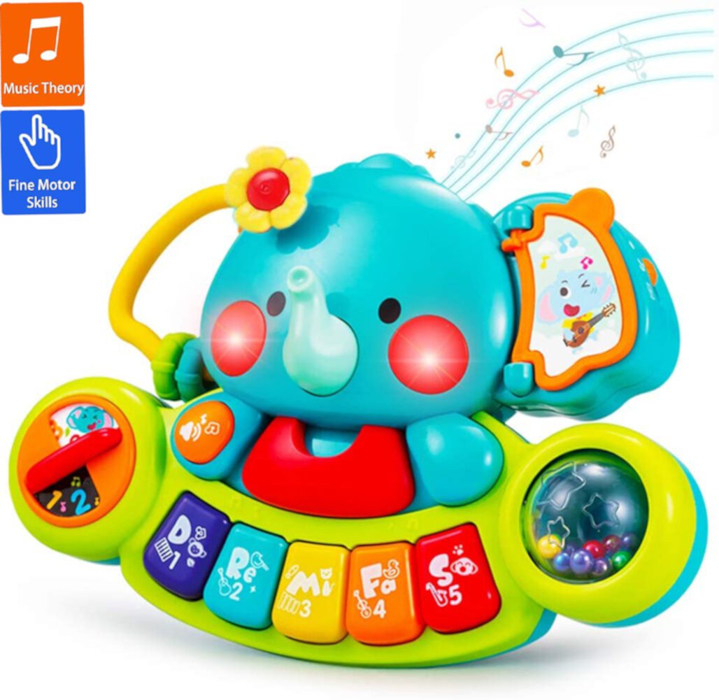 Baby Toys 6-12 Months, Musical Toys for Toddlers, Sensory Toys for 1 Year Old Boy Girls Gifts INvench