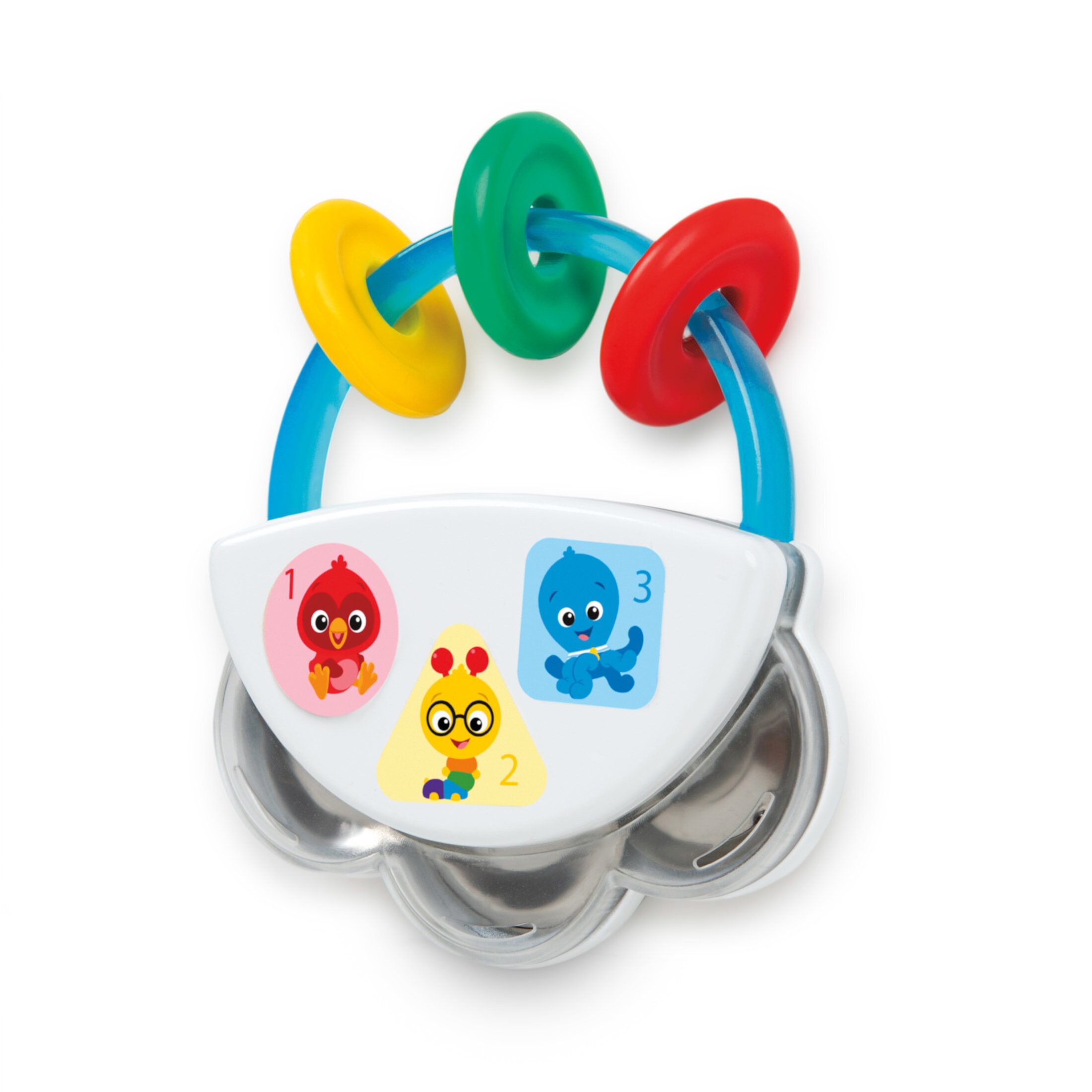 Baby Einstein Tiny Tambourine Musical Toy & Rattle, Ages 3+ Months Visit the Baby Einstein Store