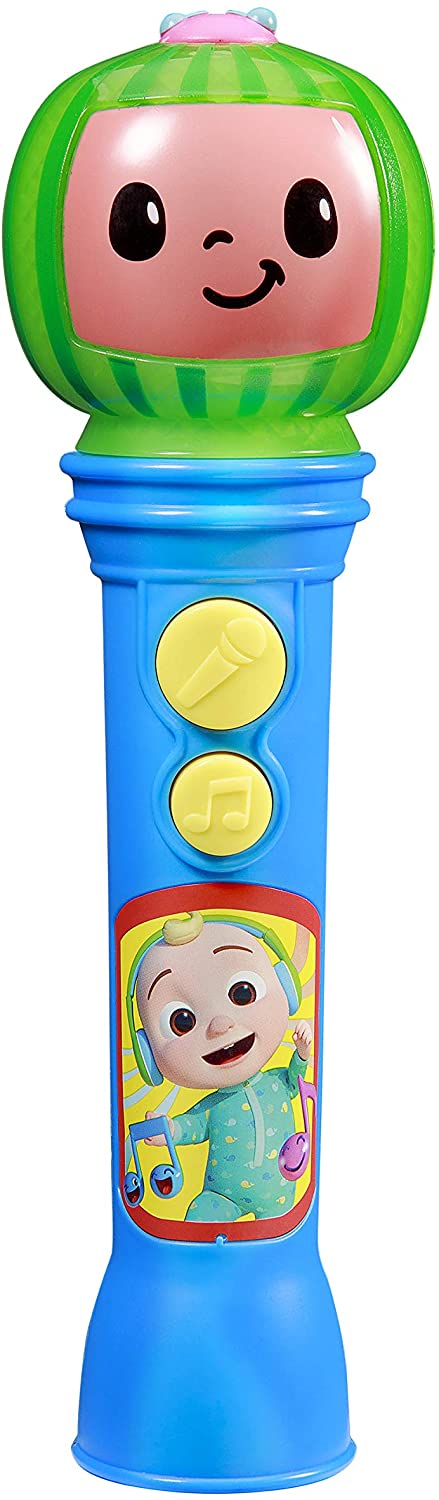 Cocomelon Sing Along Karaoke Microphone - Lights & Music, Children Ages 18+ Months CoComelon