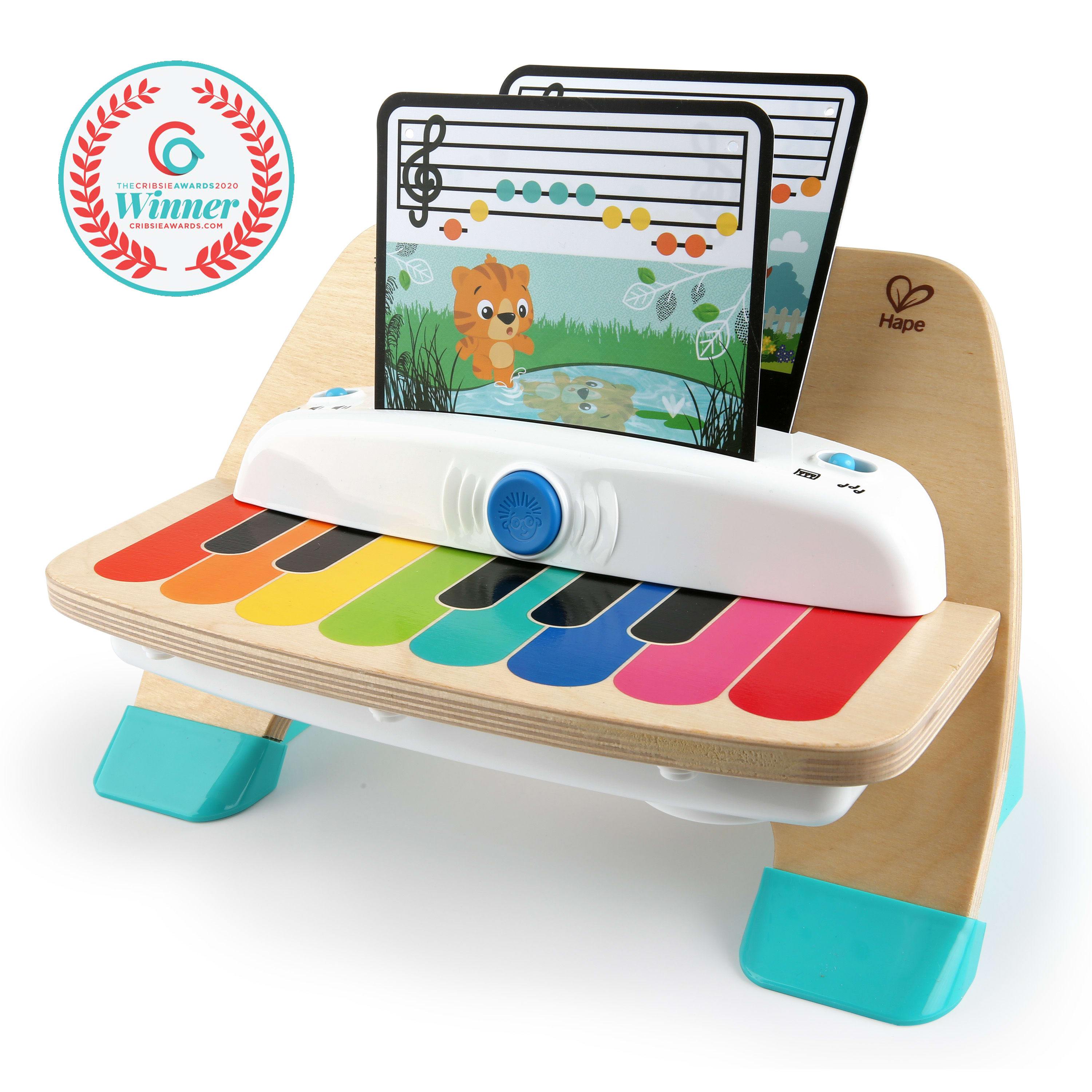 Baby Einstein Hape Magic Touch Piano Wooden Musical Baby and Toddler Toy Age 6 Months and up Visit the Baby Einstein Store